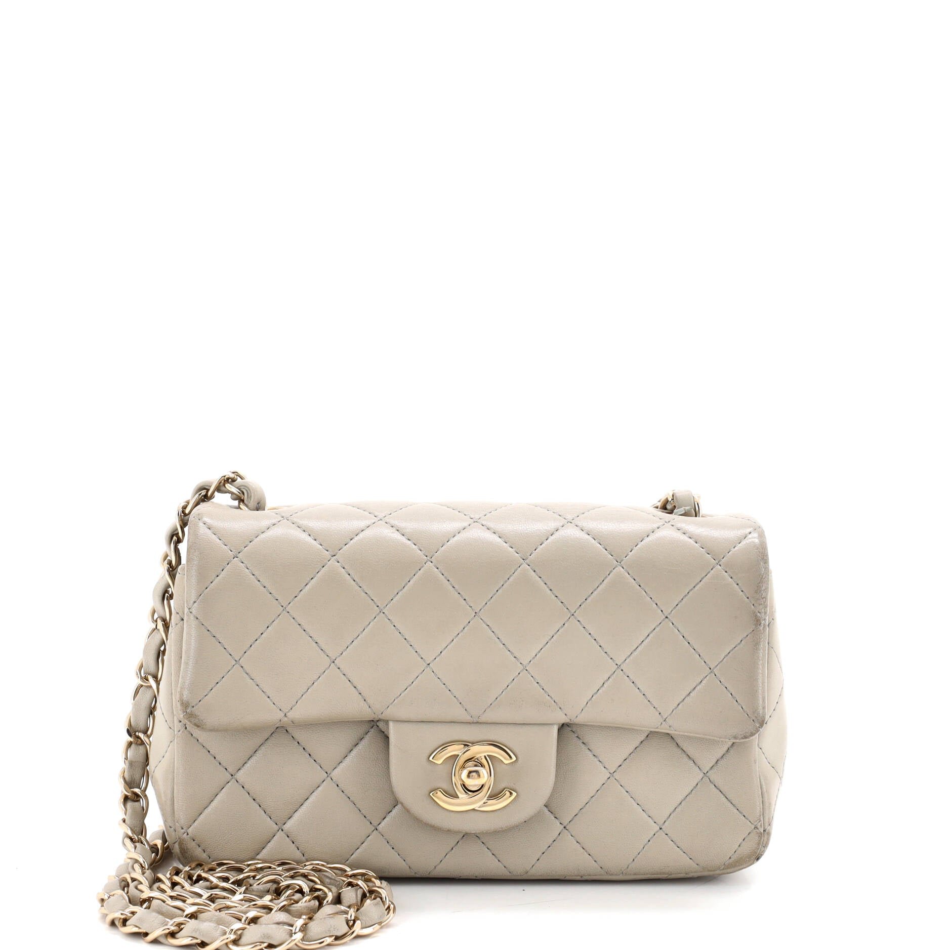Classic Single Flap Bag Quilted Lambskin Mini