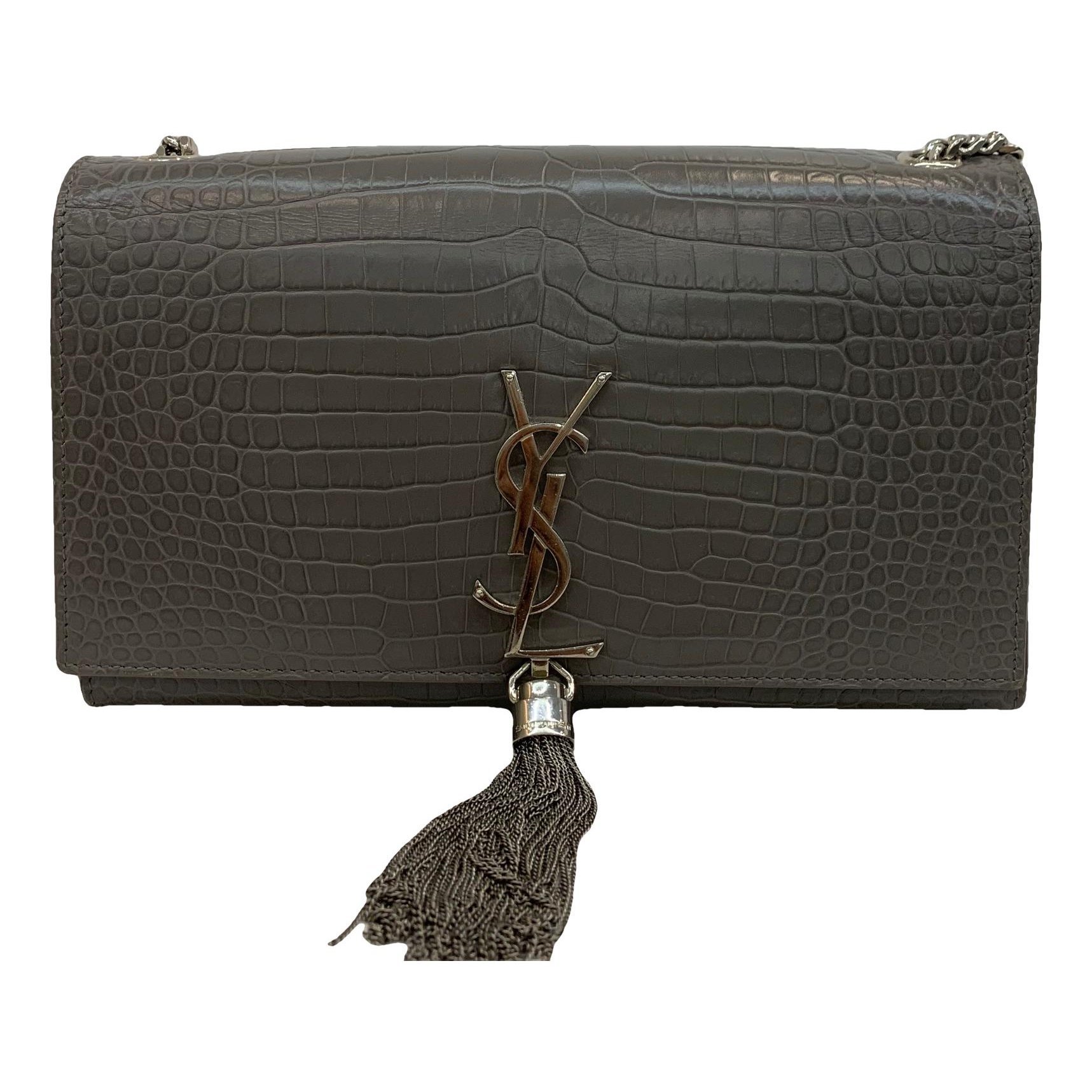 Pompom Kate leather handbag