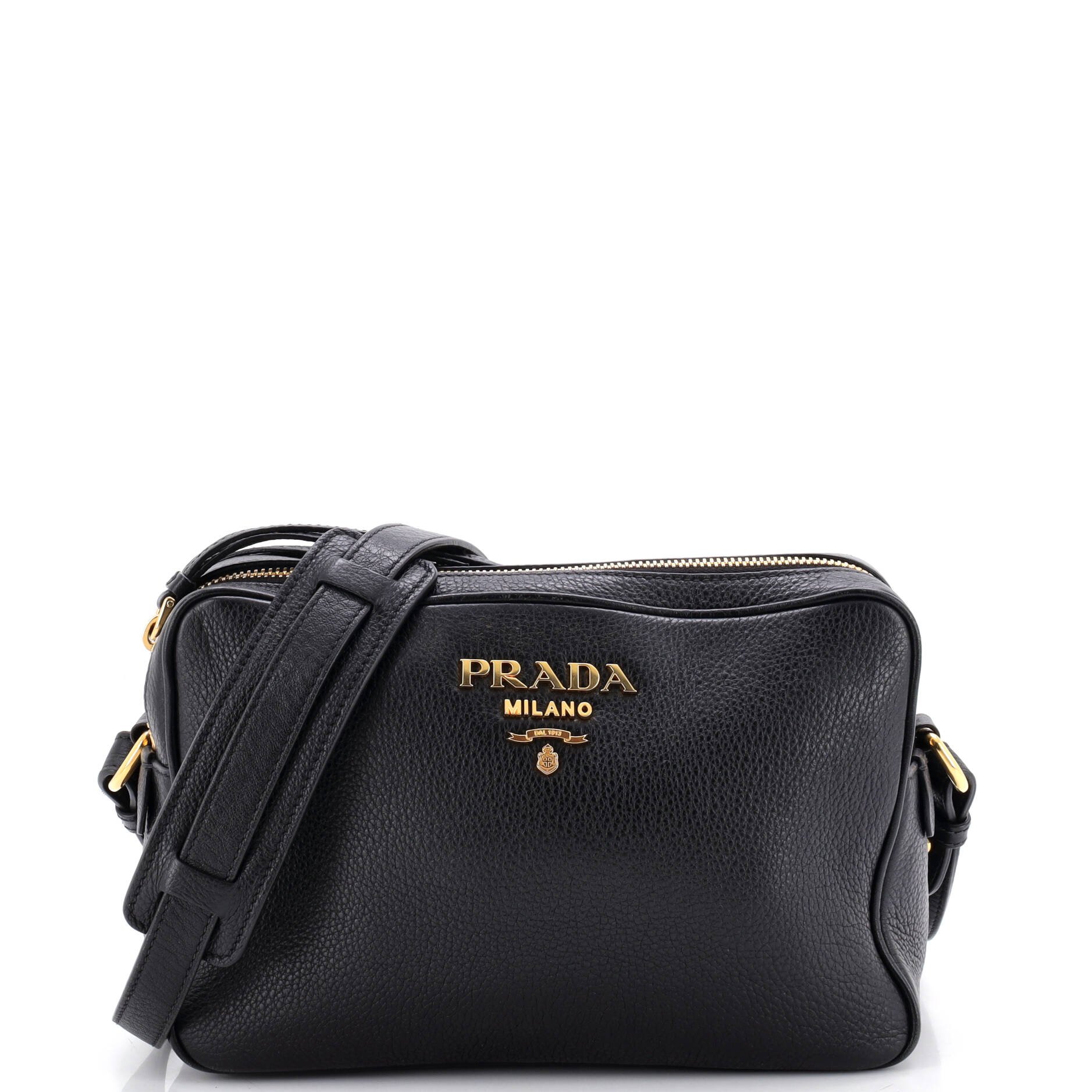Double Zip Camera Bag Vitello Phenix Medium