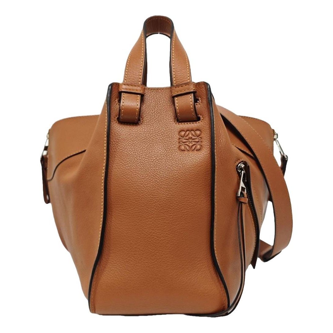 Hammock leather handbag