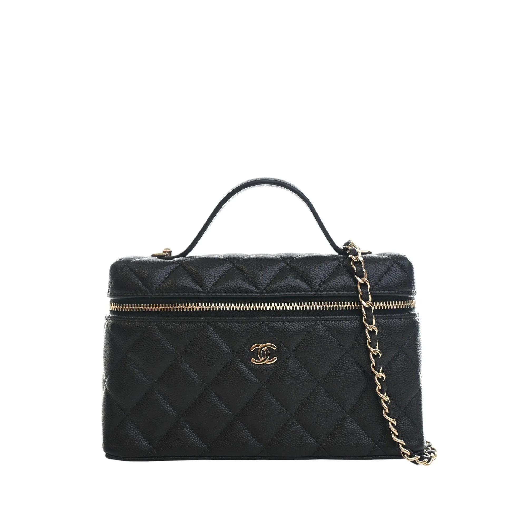 Vanity leather satchel