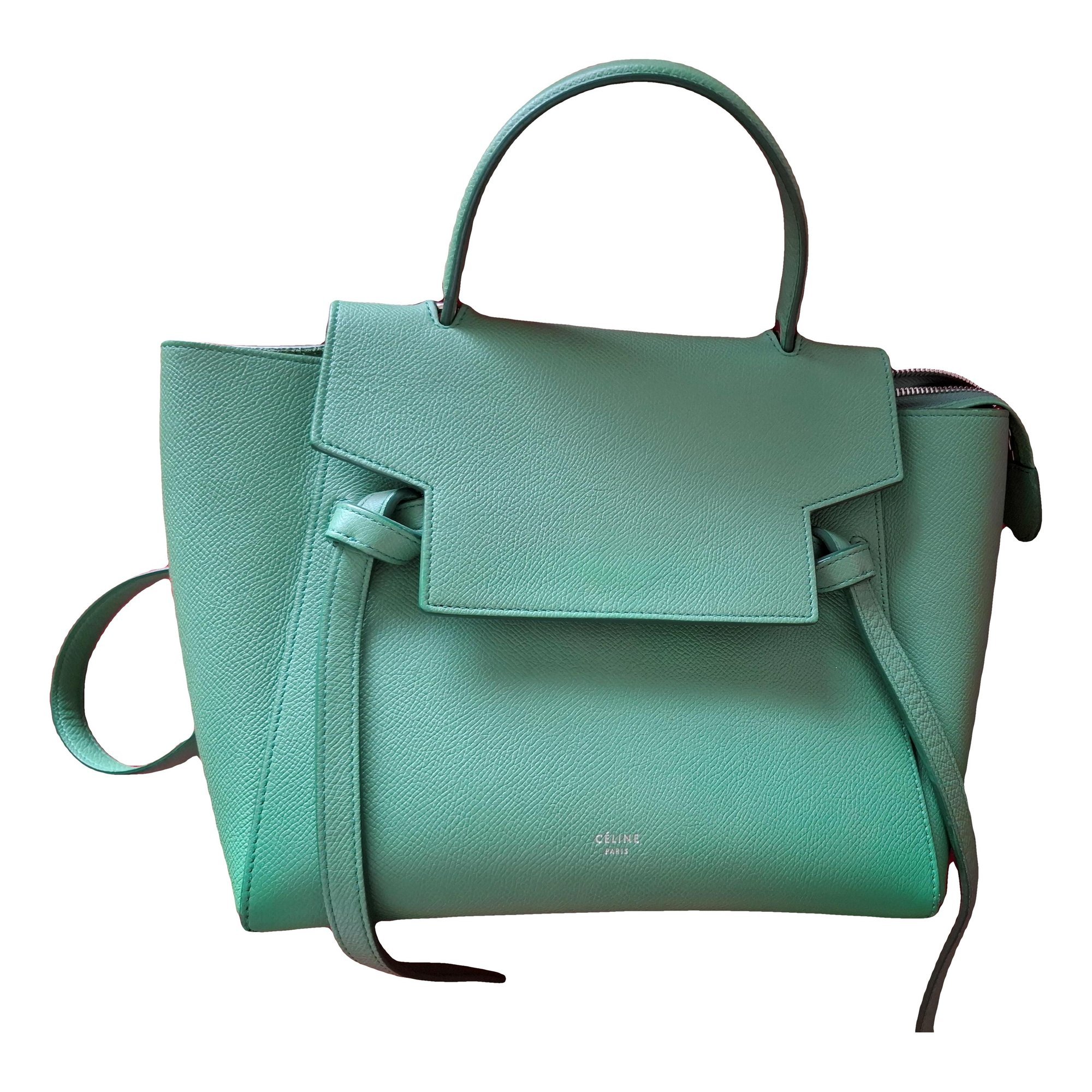 Belt leather crossbody bag