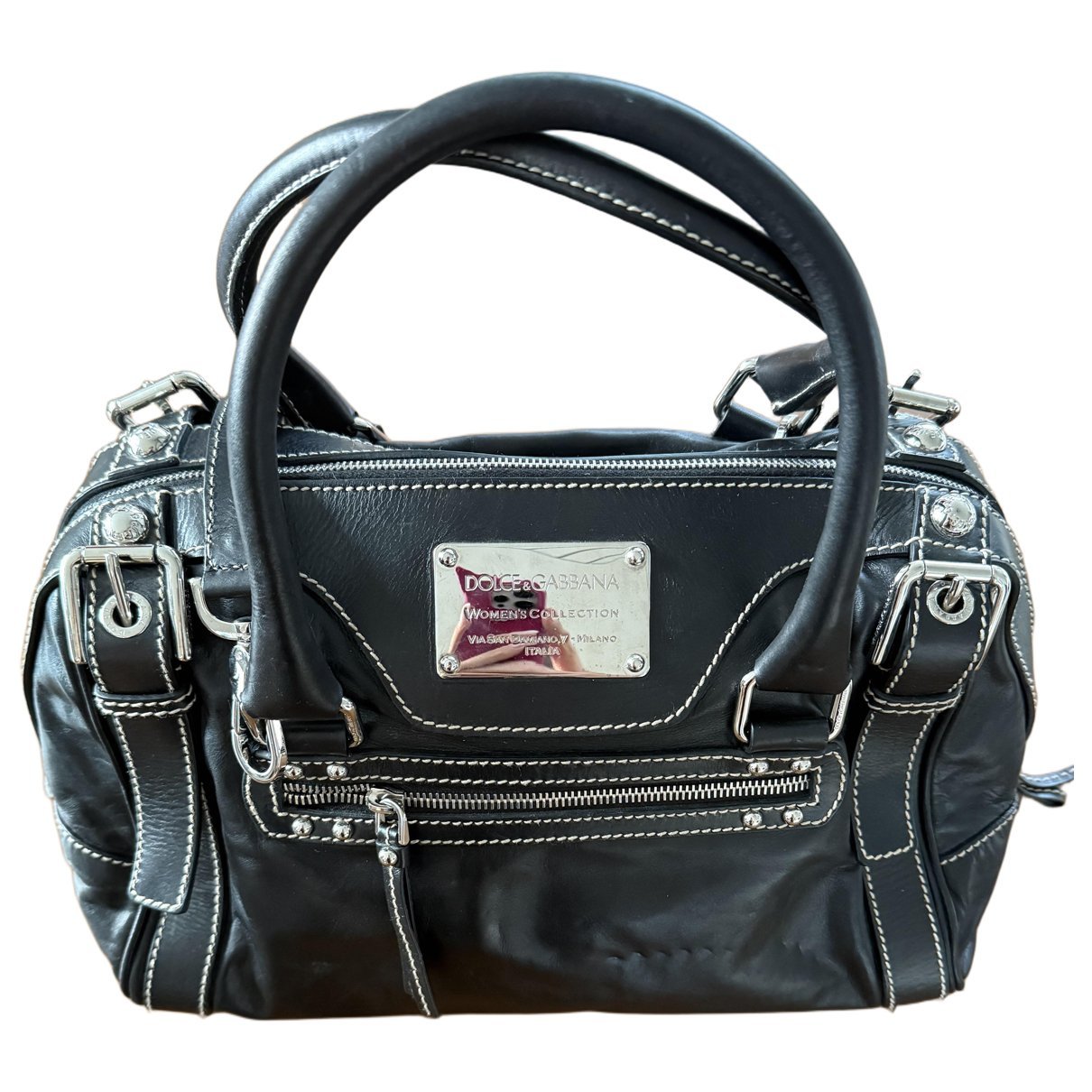 Leather handbag