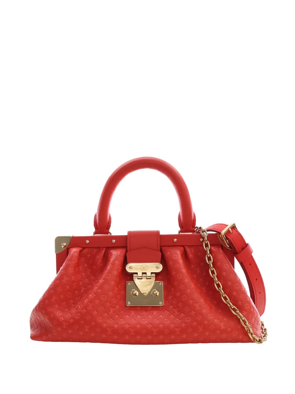 2021-2026 Embossed Calfskin Nanogram satchel