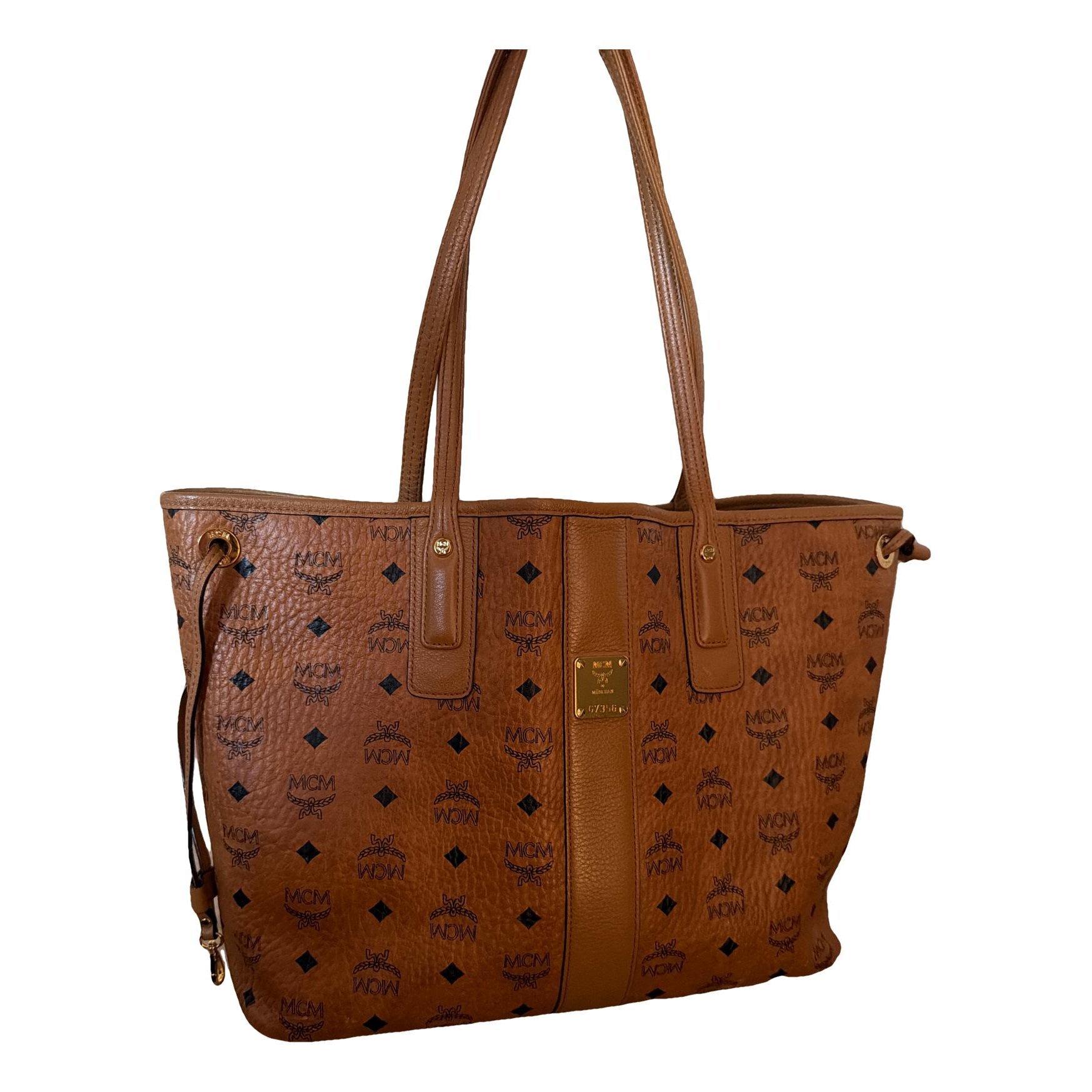 Leather tote