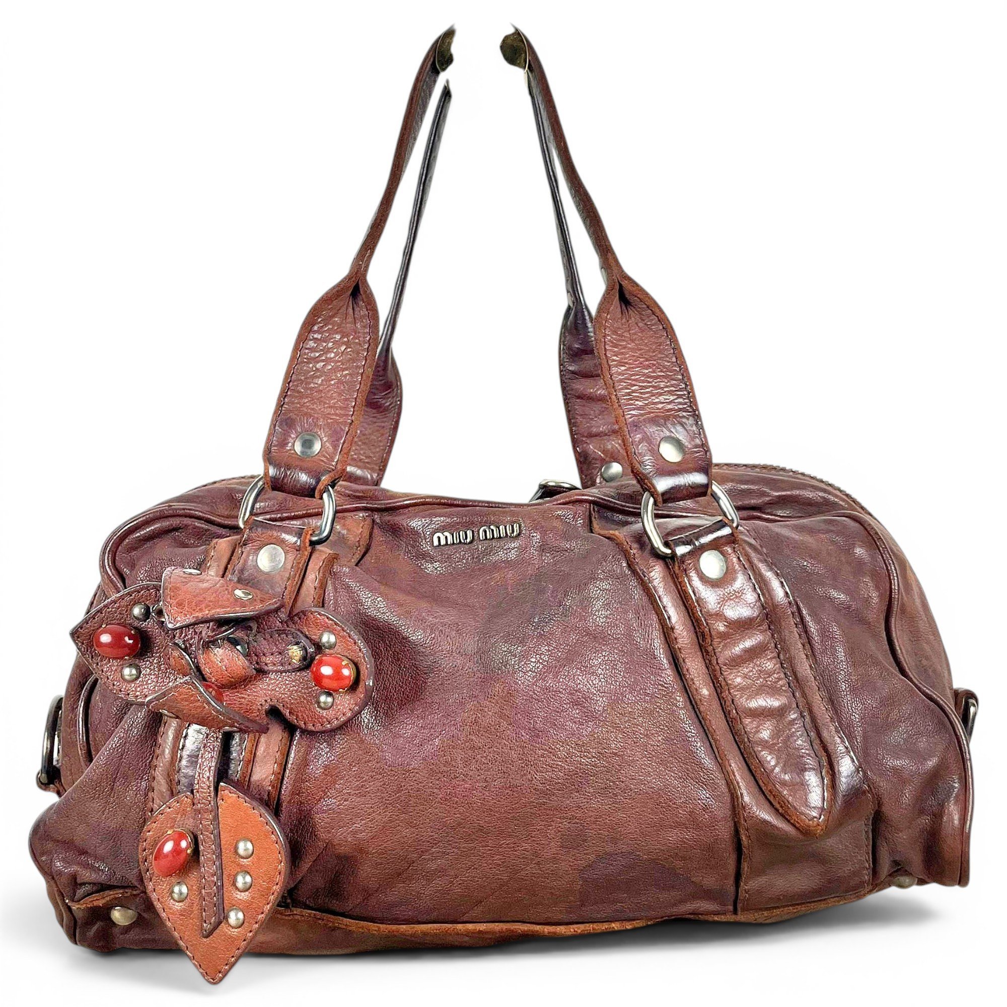 Leather handbag
