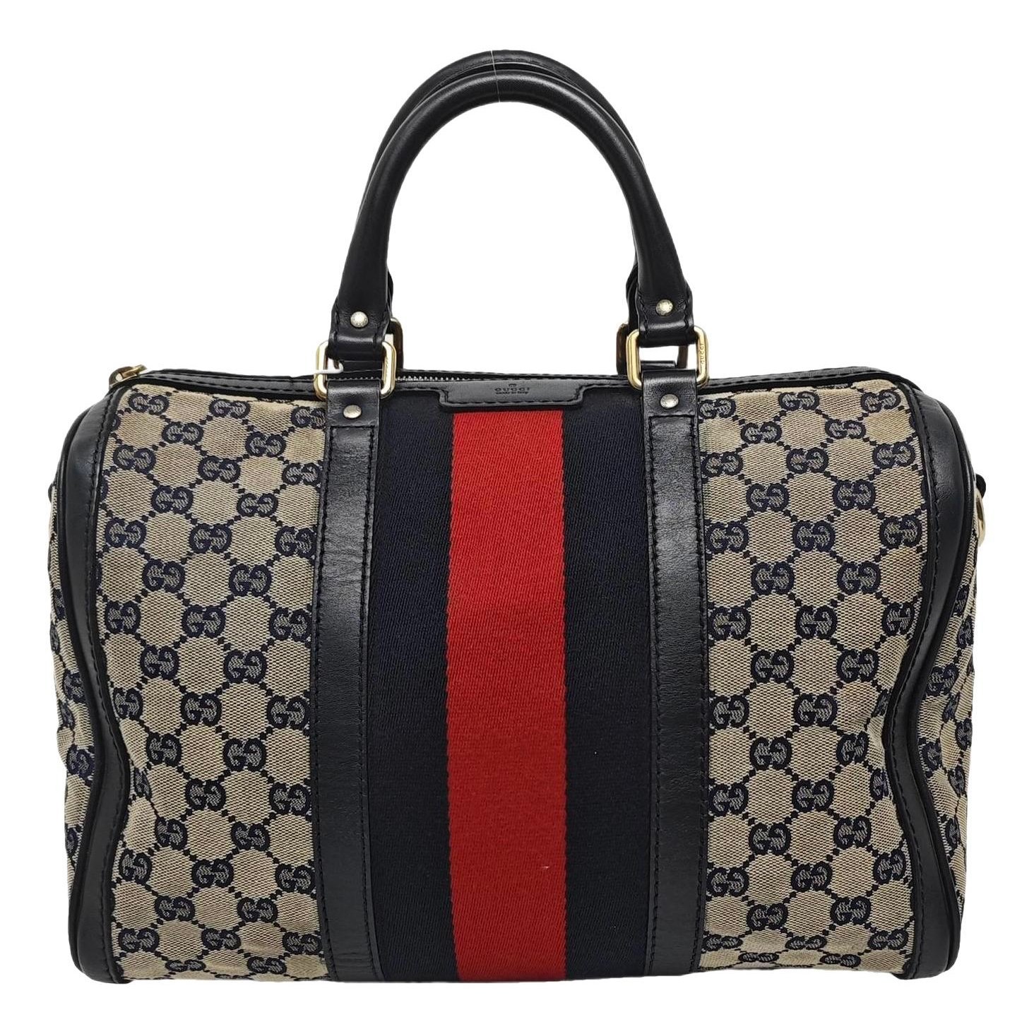 Boston cloth handbag