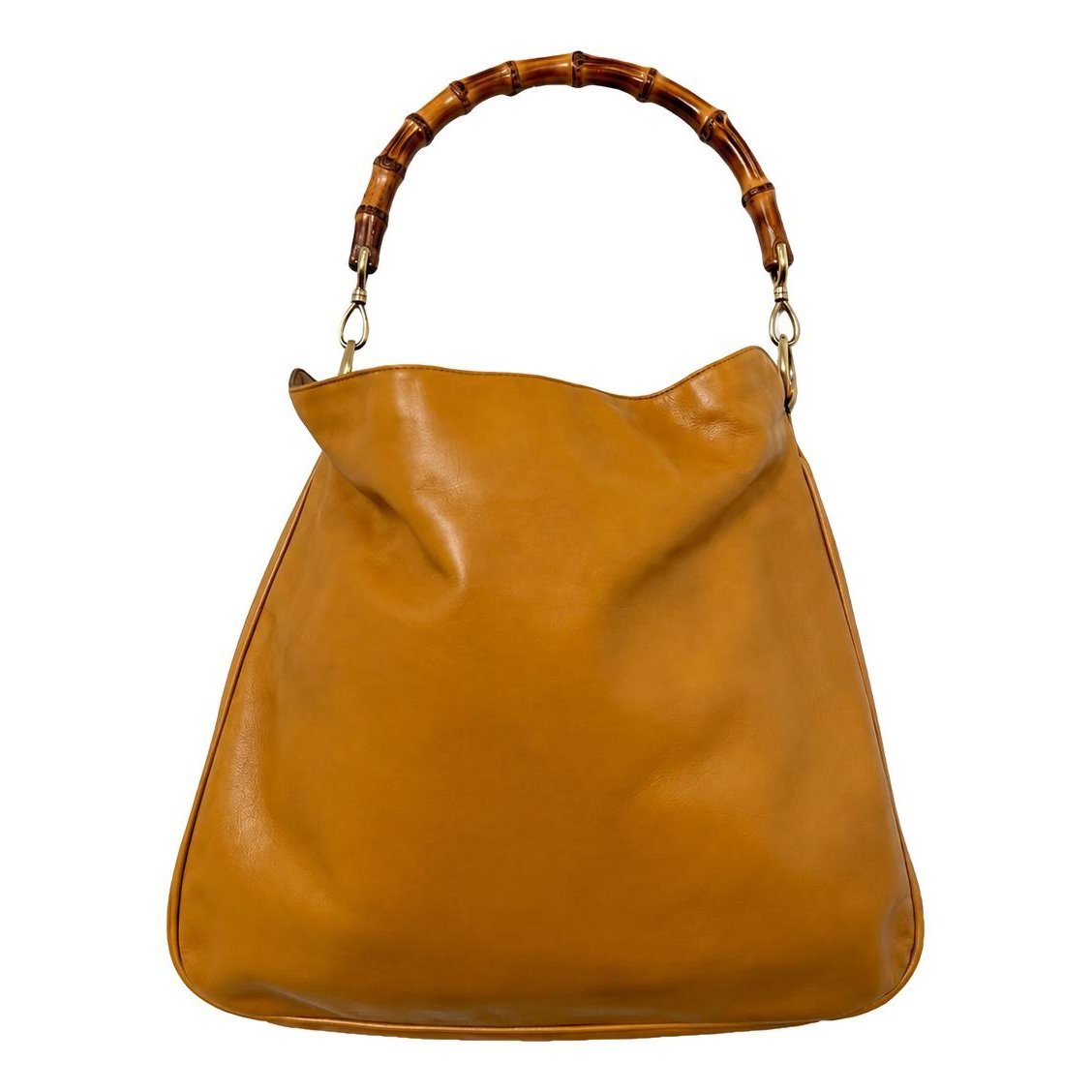 Bamboo leather handbag