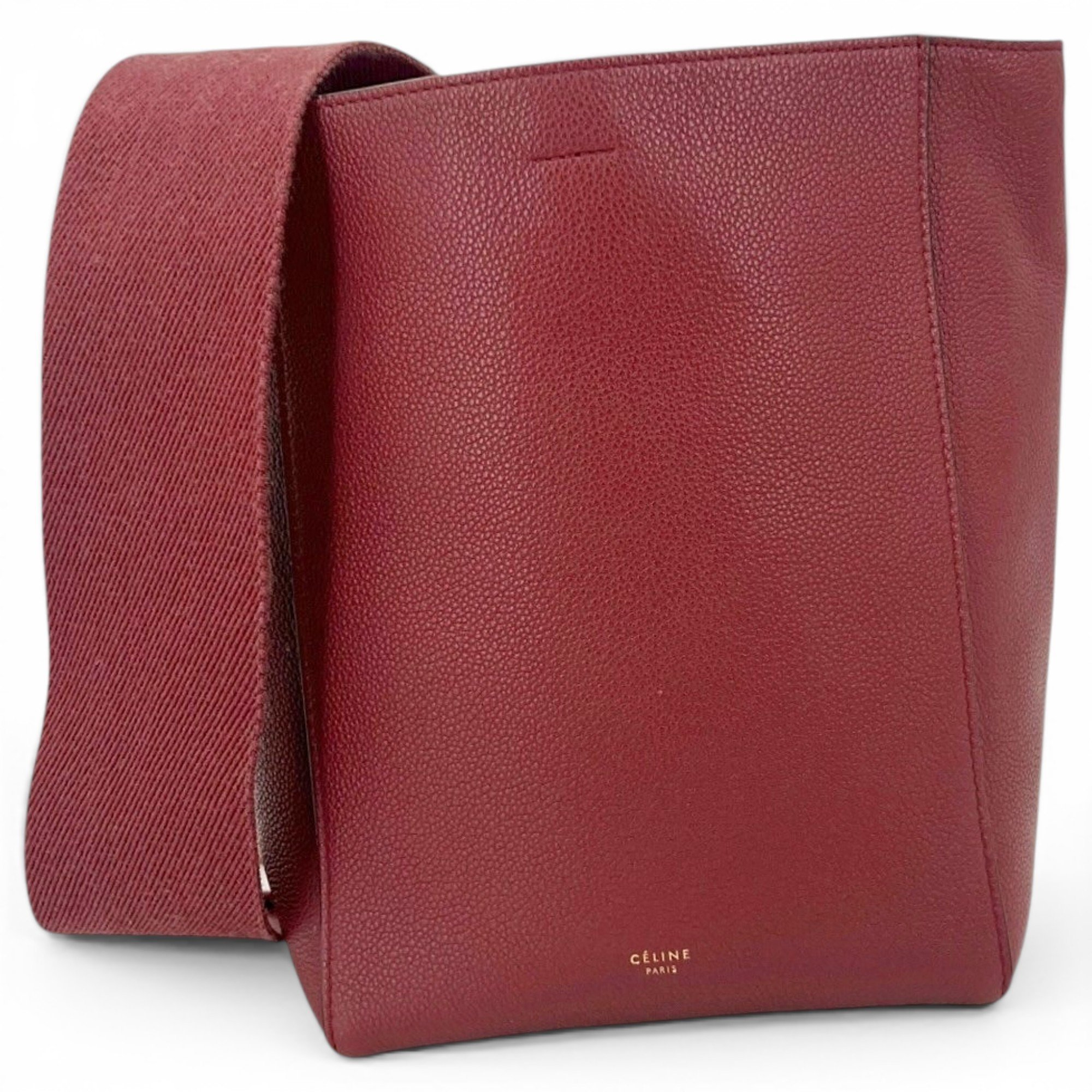 Seau Sangle leather handbag