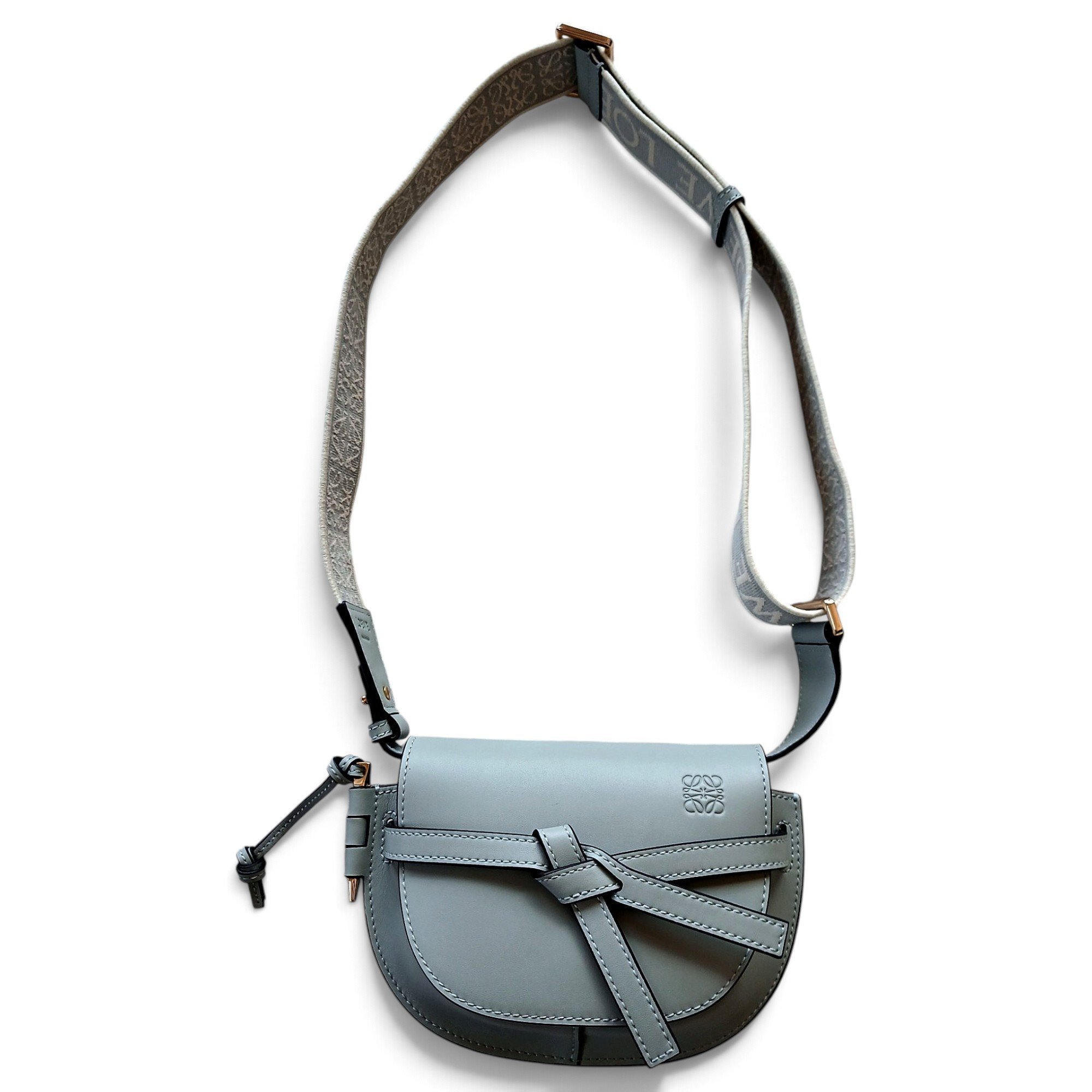 Gate leather crossbody bag