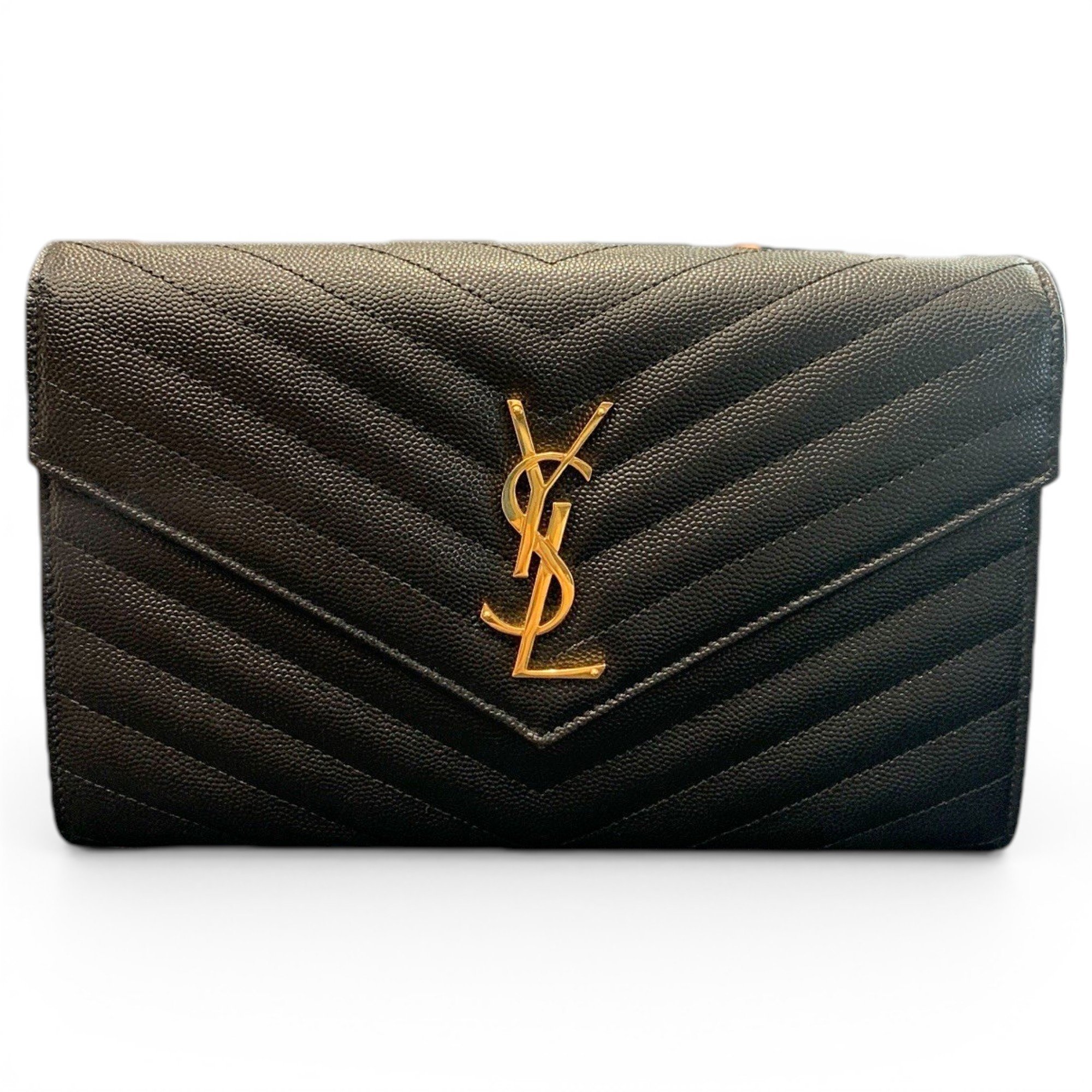 Portefeuille enveloppe leather handbag