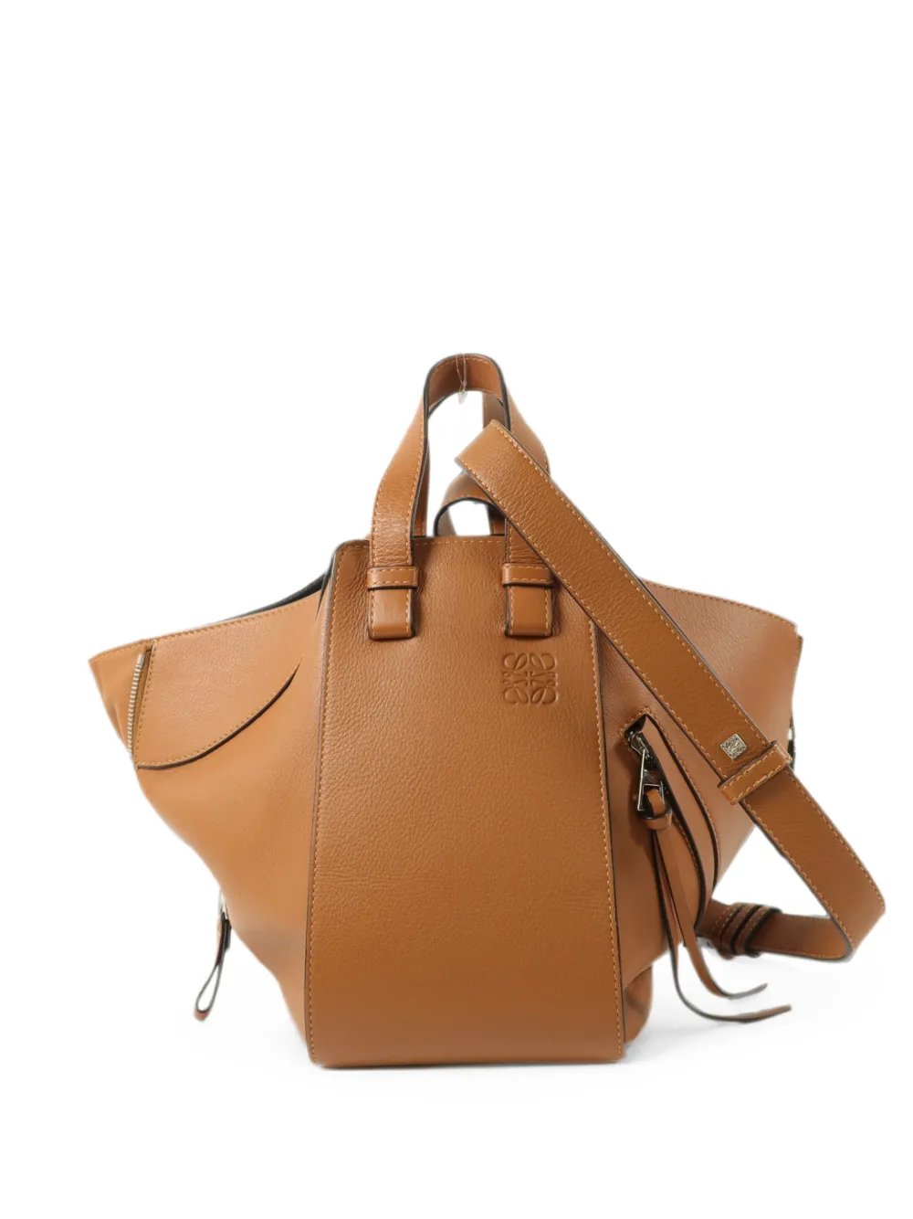 Hammock leather shoulder bag