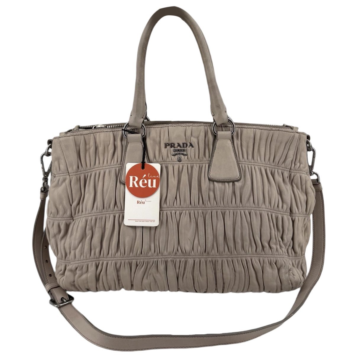Leather tote