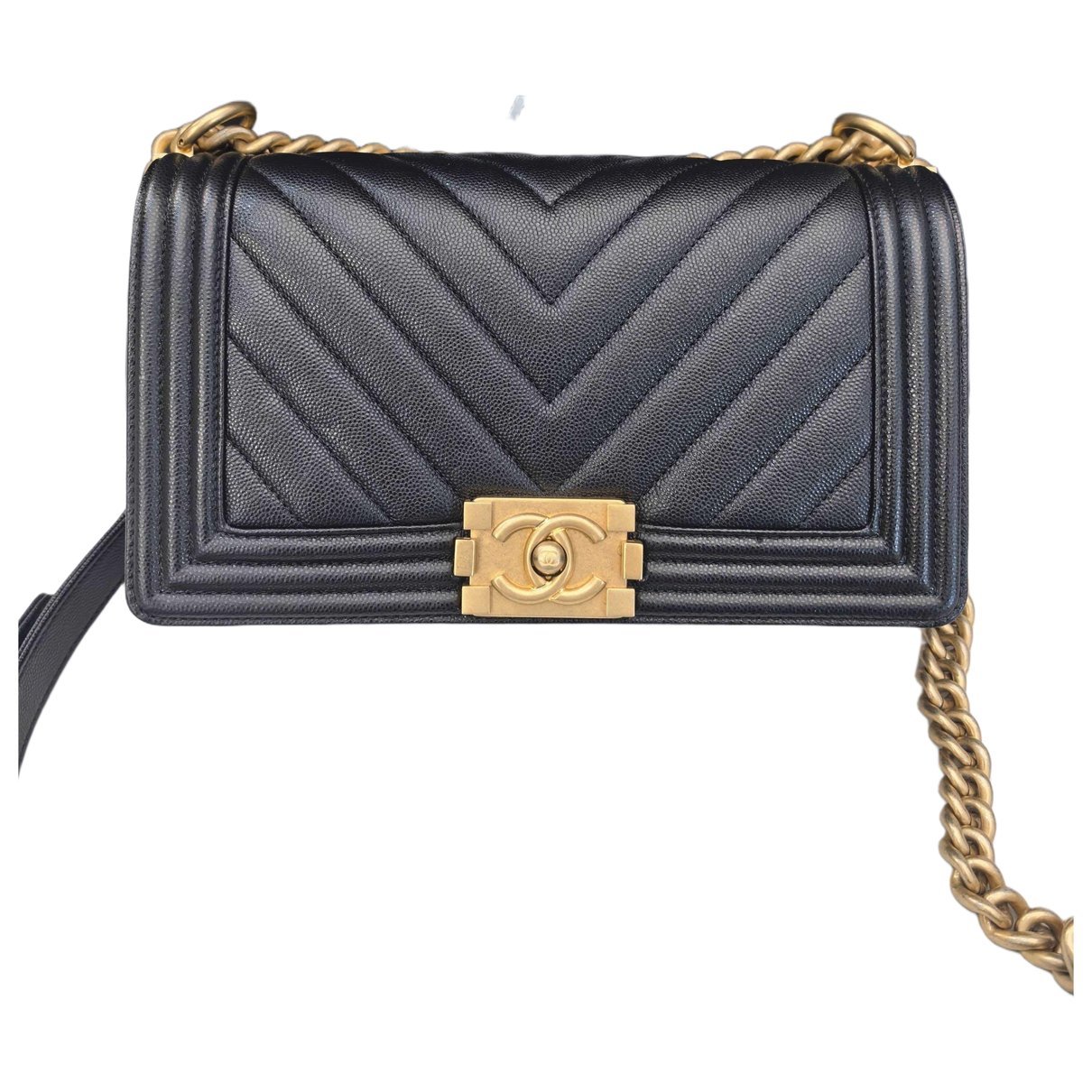 Boy leather crossbody bag