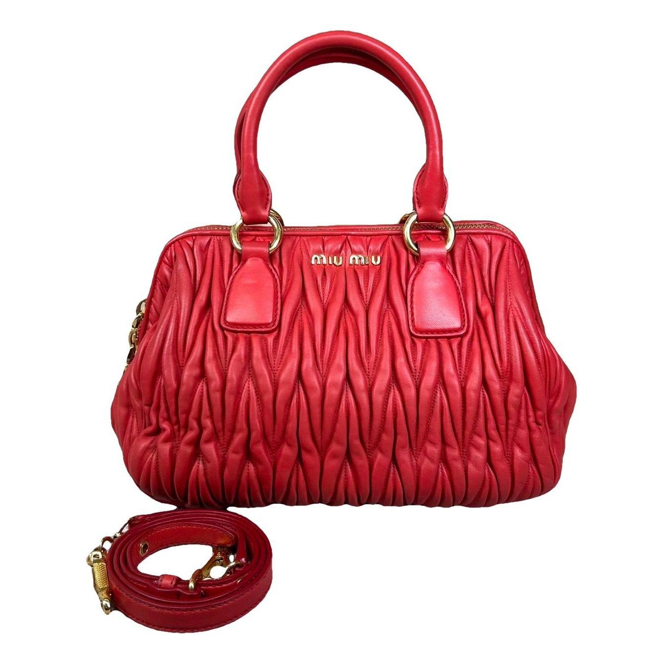 Leather handbag