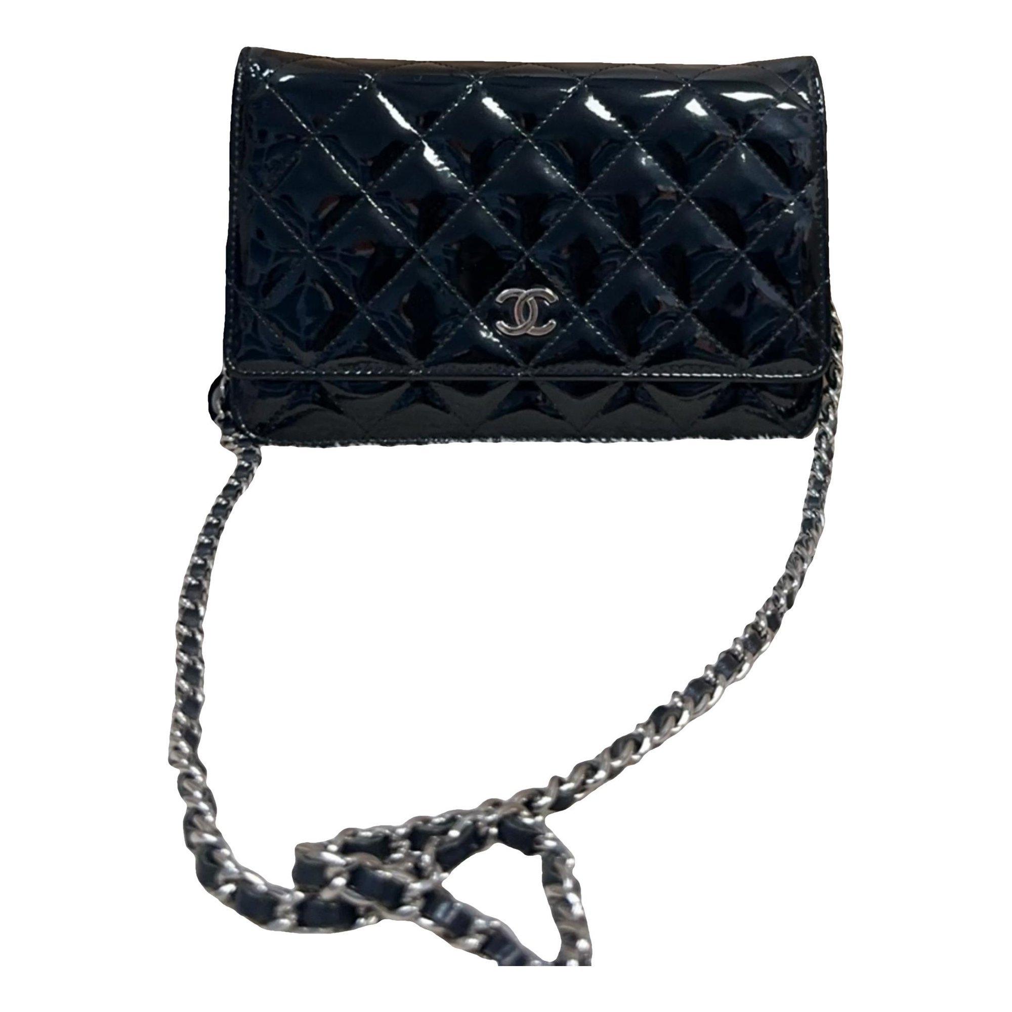 Wallet On Chain Timeless/Classique patent leather crossbody bag