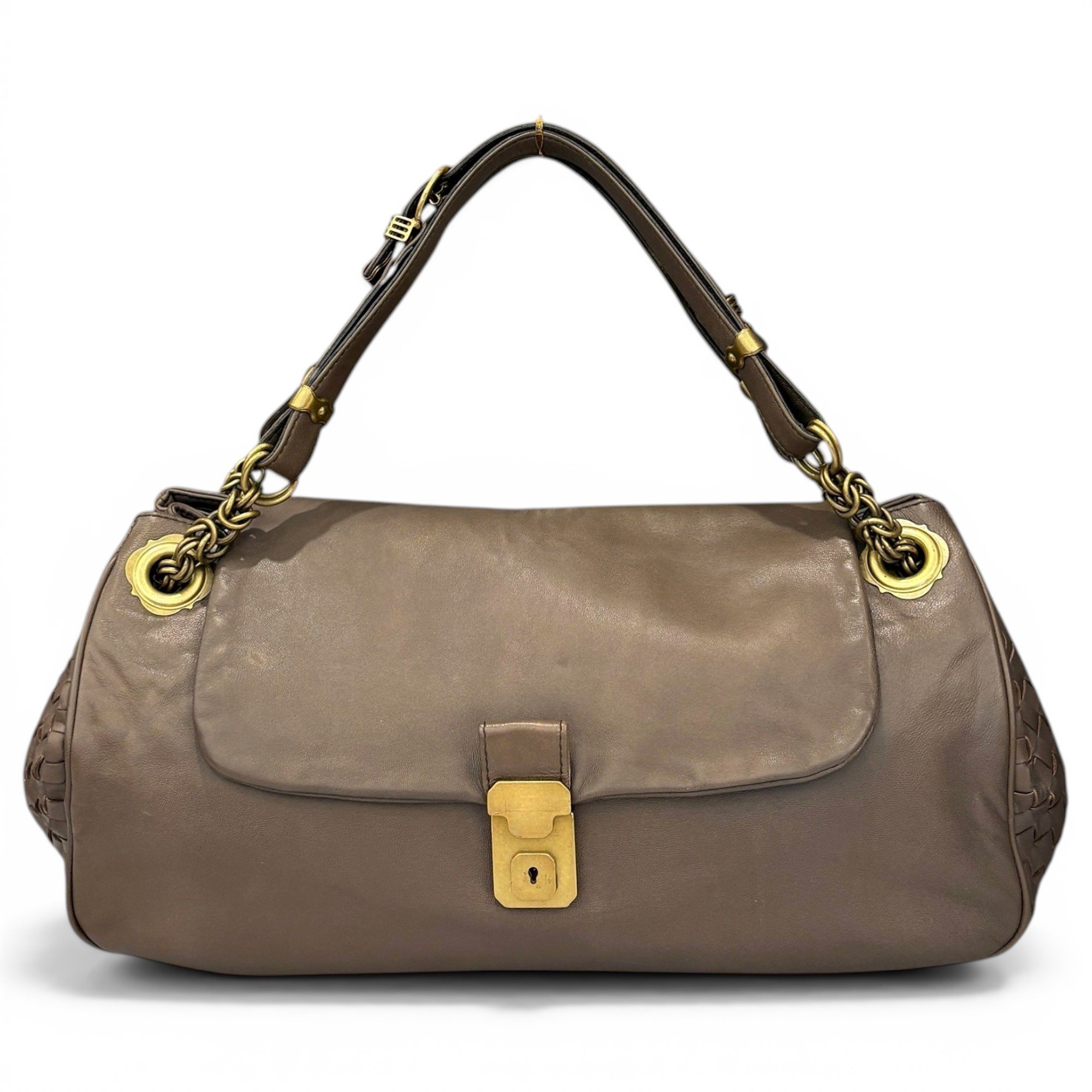 Leather handbag