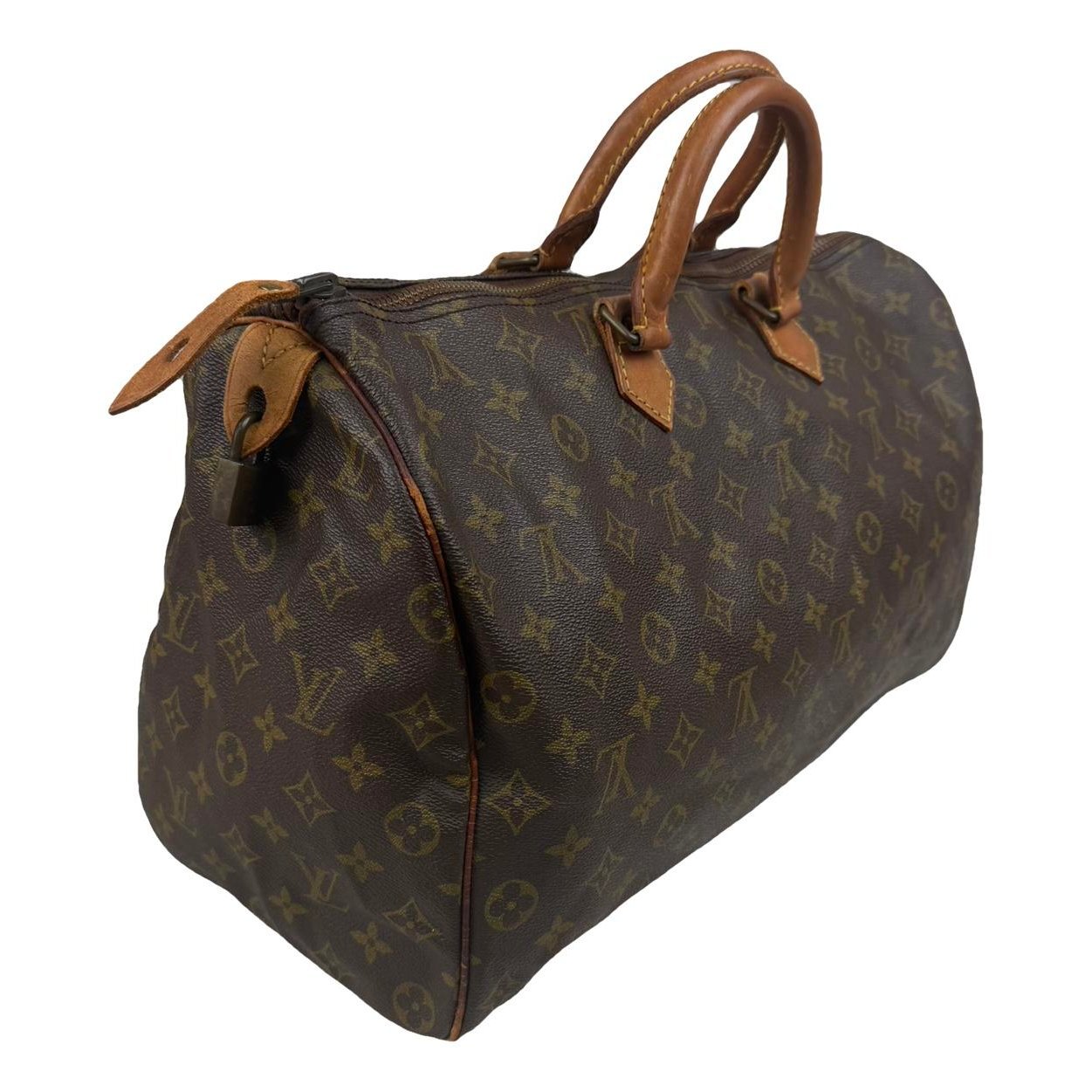 Speedy leather handbag