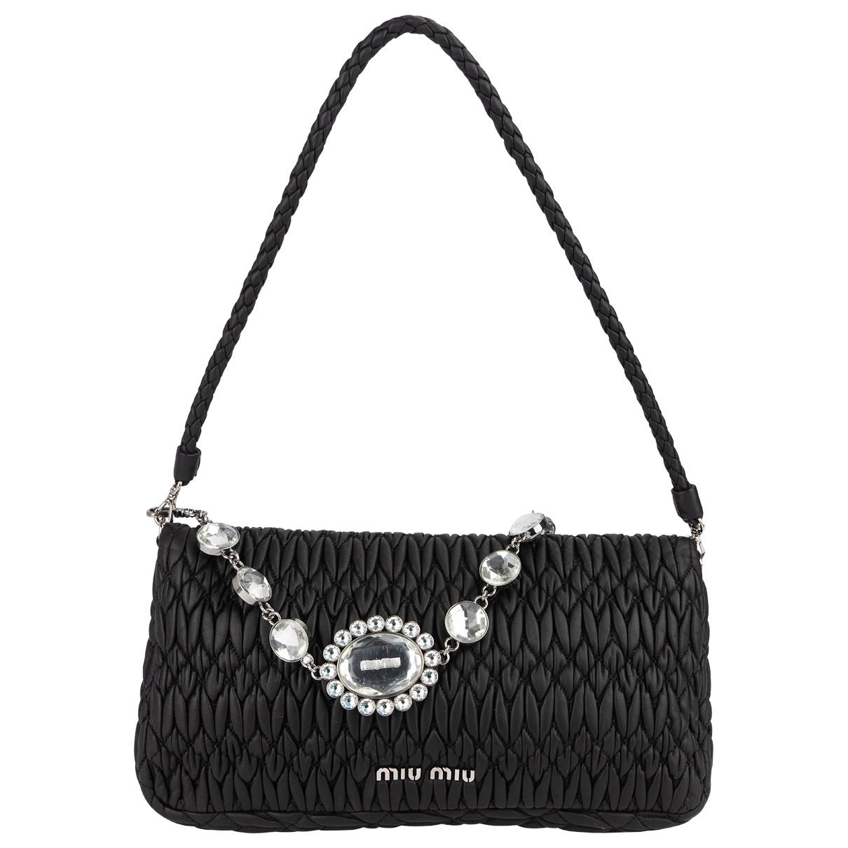 Matelassé leather handbag