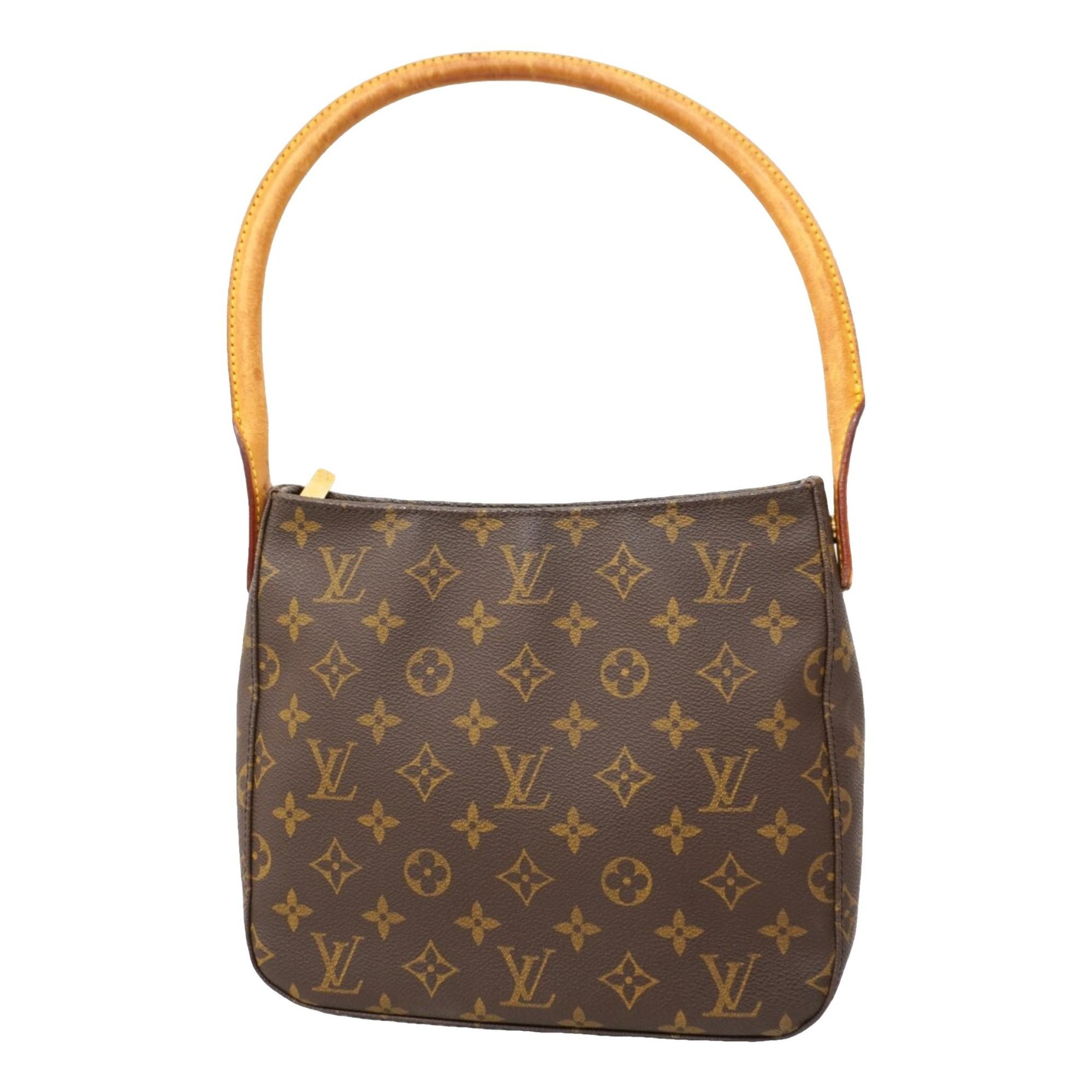 Looping patent leather tote