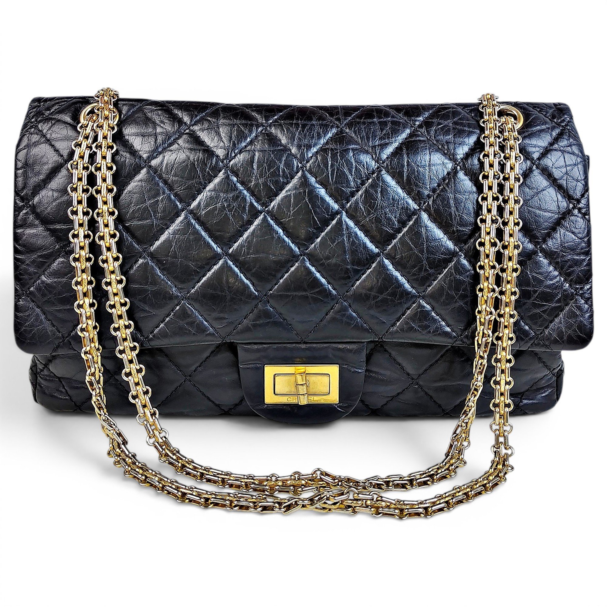 2.55 leather handbag