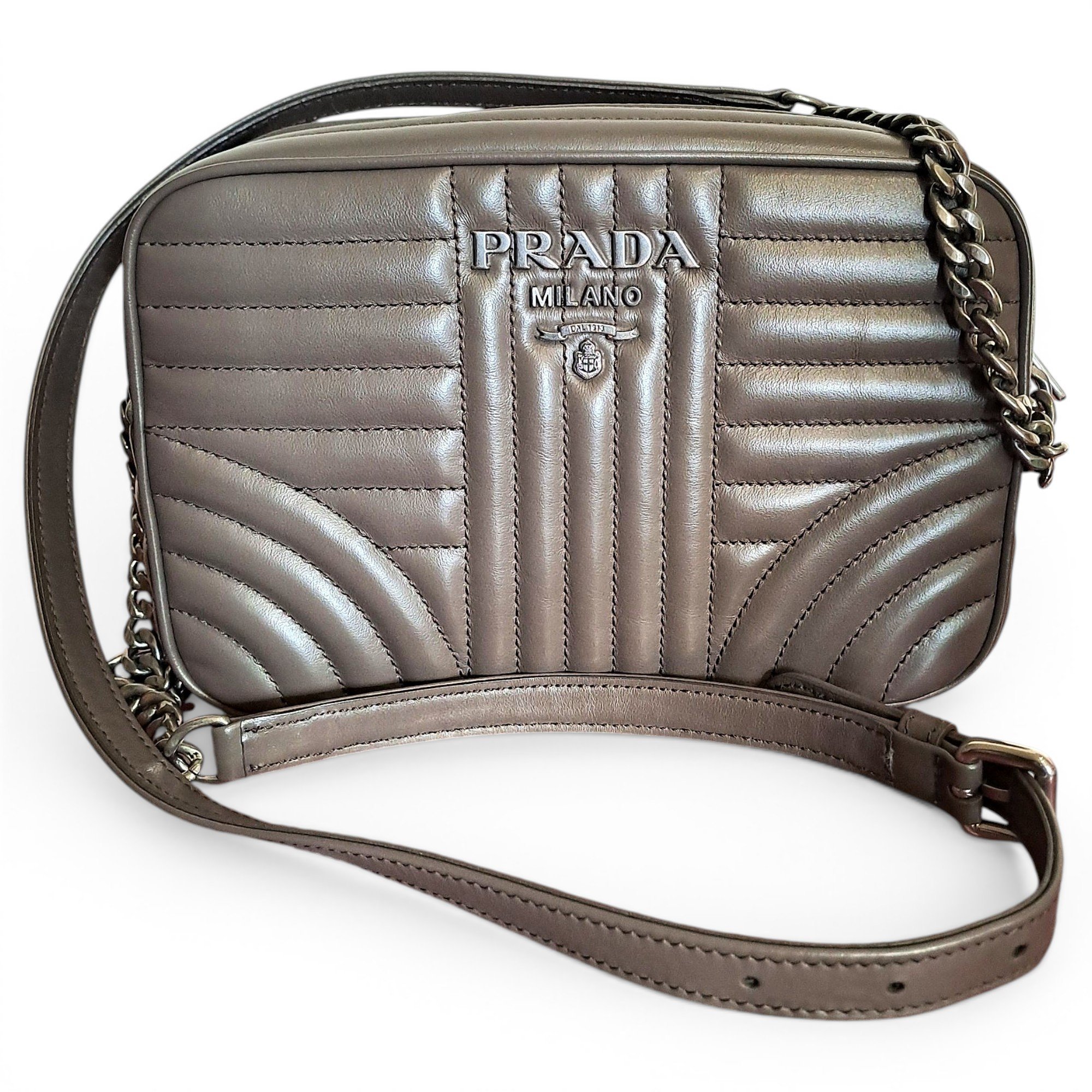 Leather crossbody bag