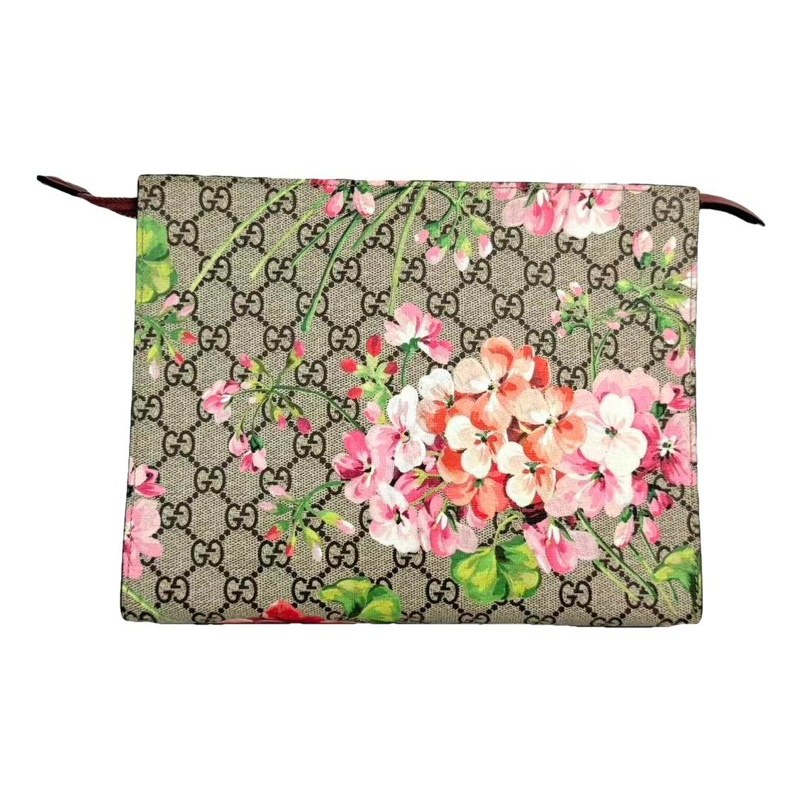 Ophidia leather clutch bag