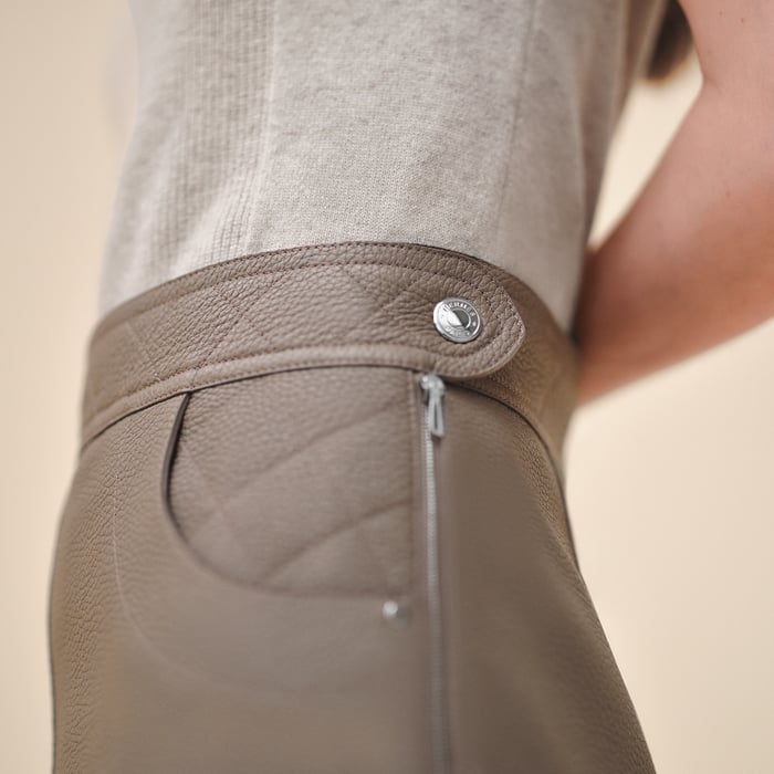 Miniskirt With Quilted Detail