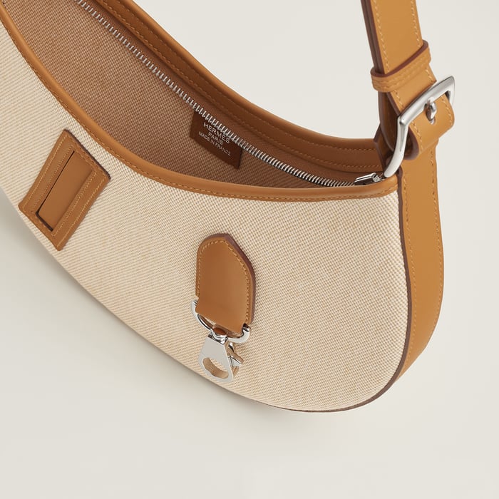P'tit Arcon Toile & Cuir Bag