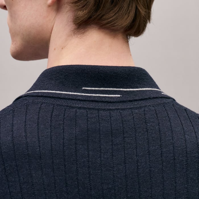 Marine "Detail Etriviere Alpaga" Polo Shirt