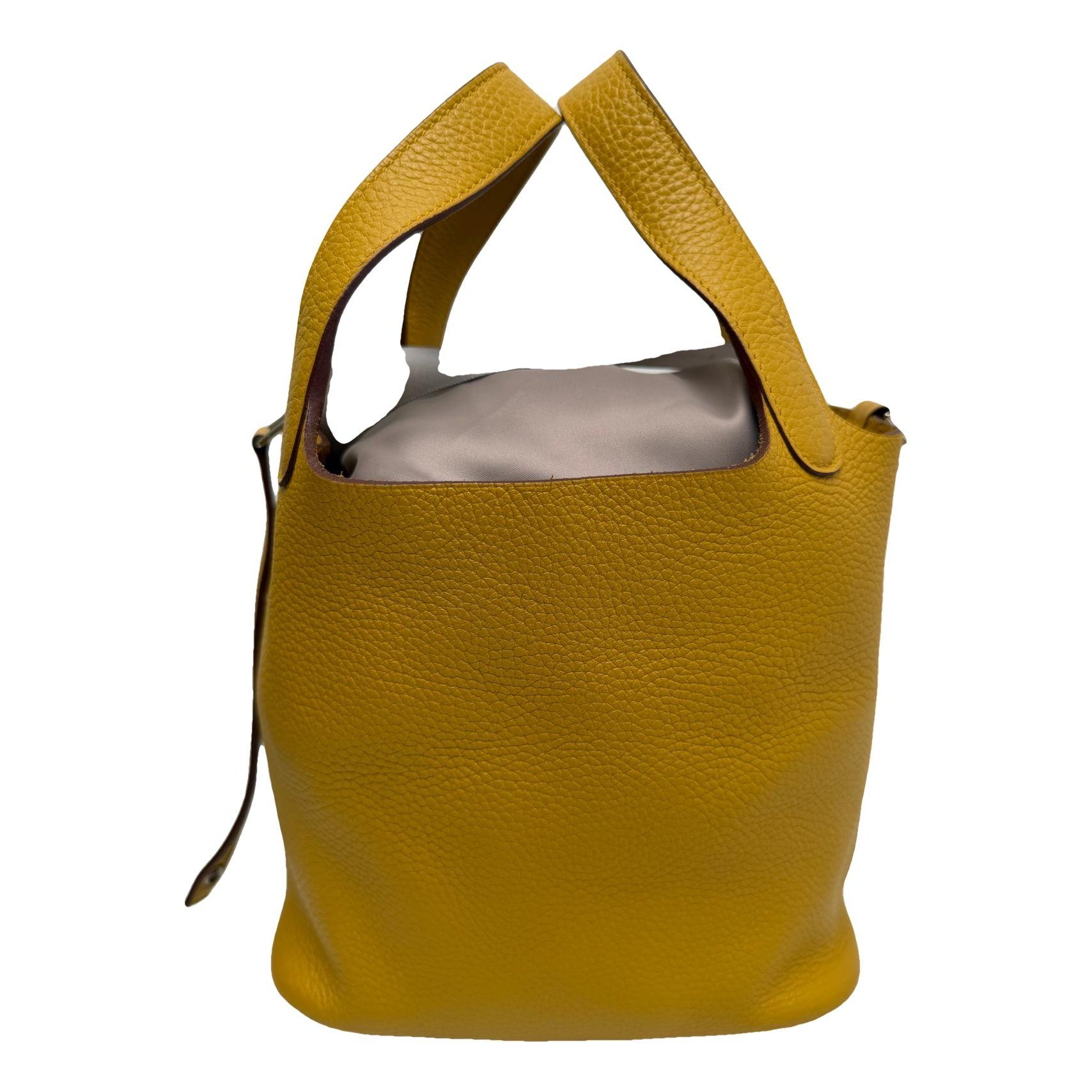 Picotin leather handbag