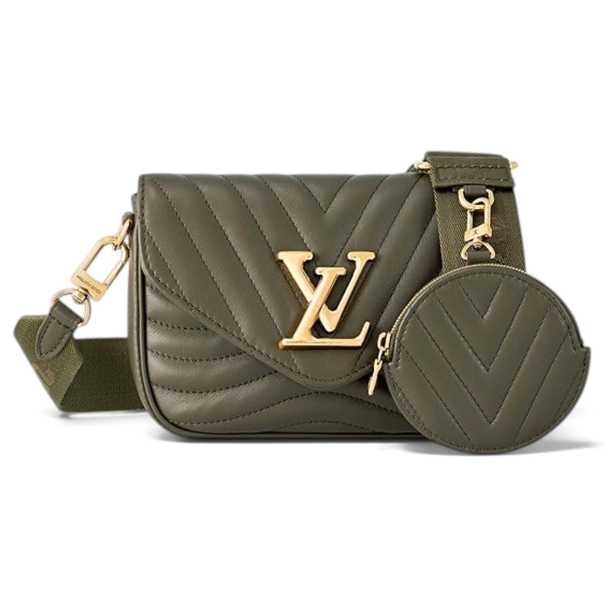 Multi-Pochette New Wave leather handbag