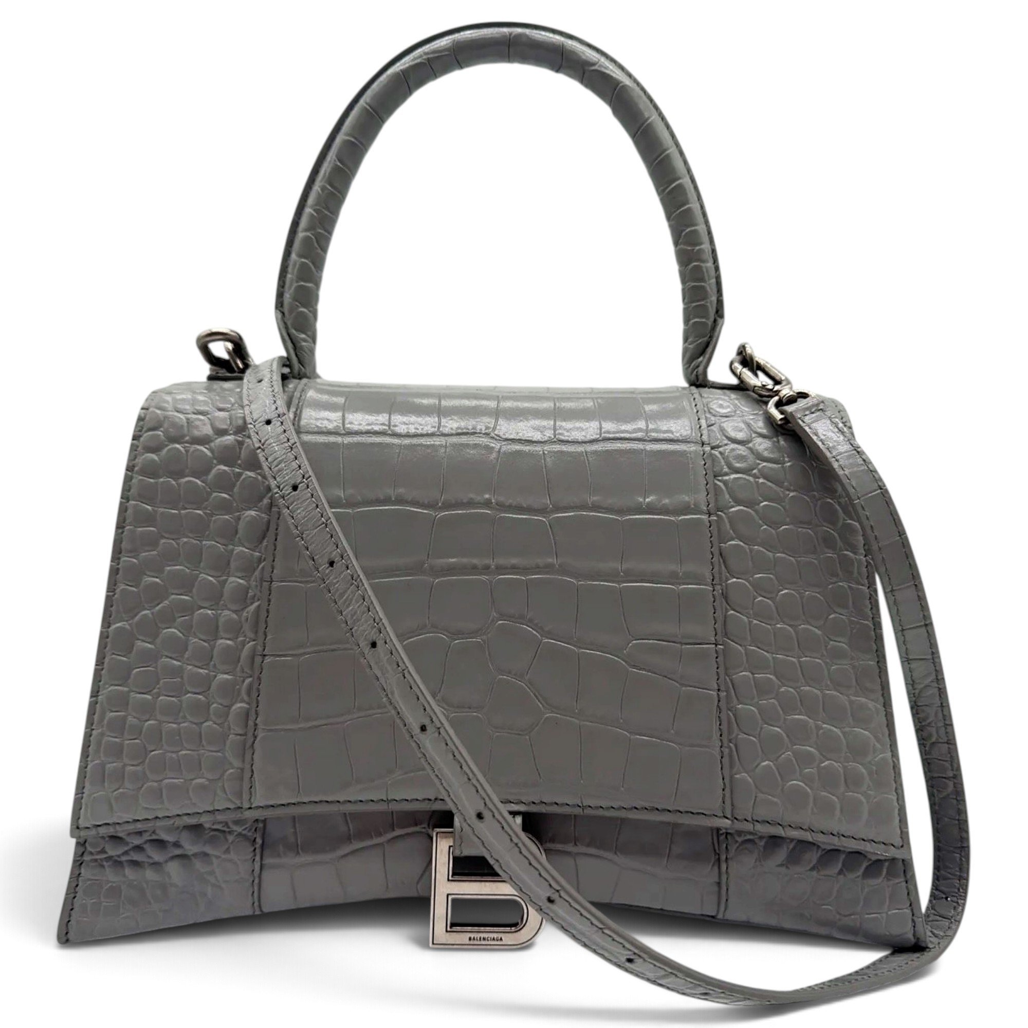 Balenciaga Hourglass leather handbag