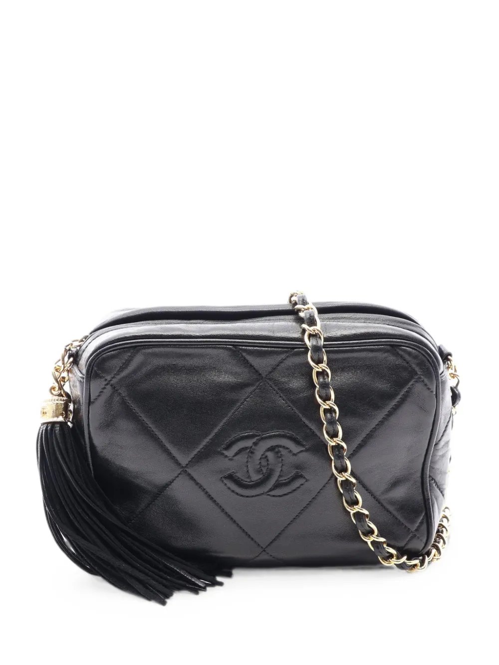 1986-1988 matelassé tassel shoulder bag