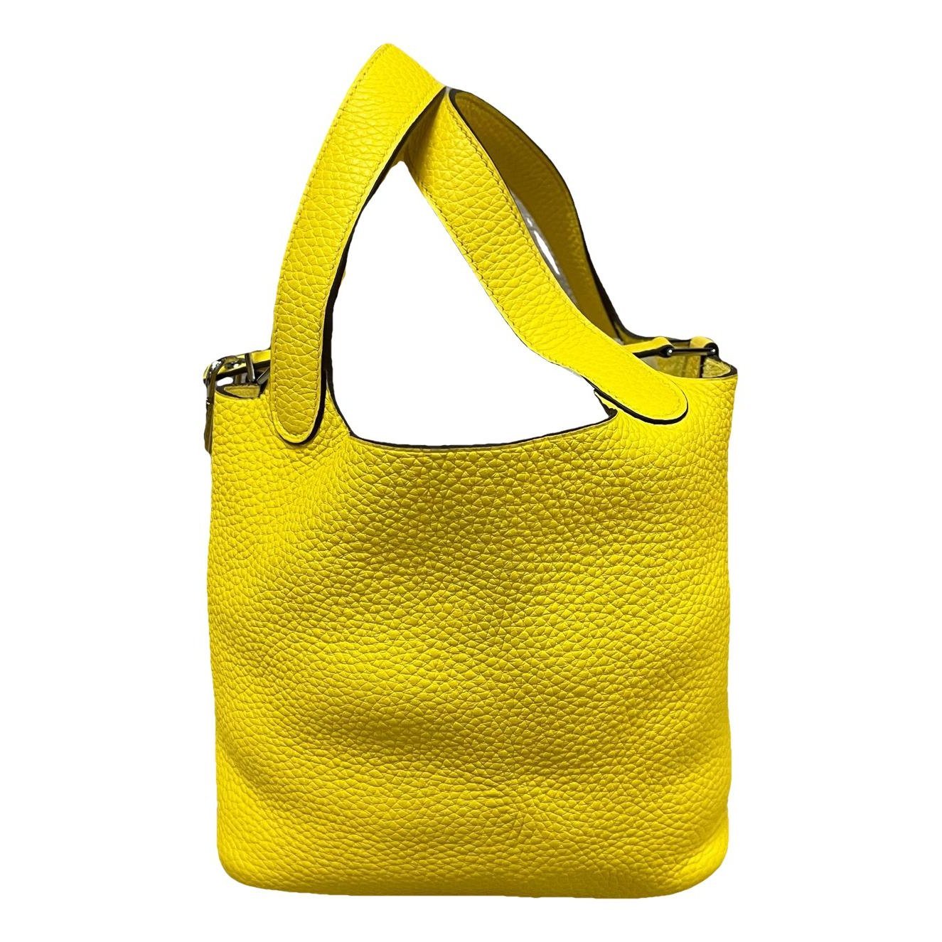 Picotin leather handbag