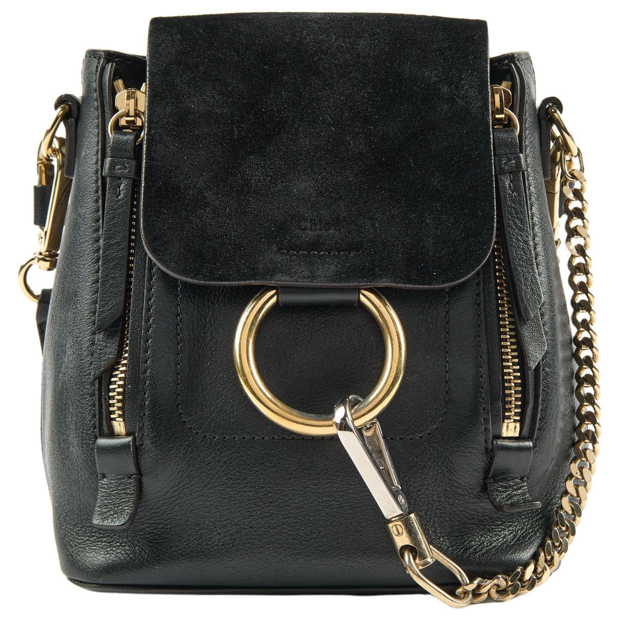 Leather backpack