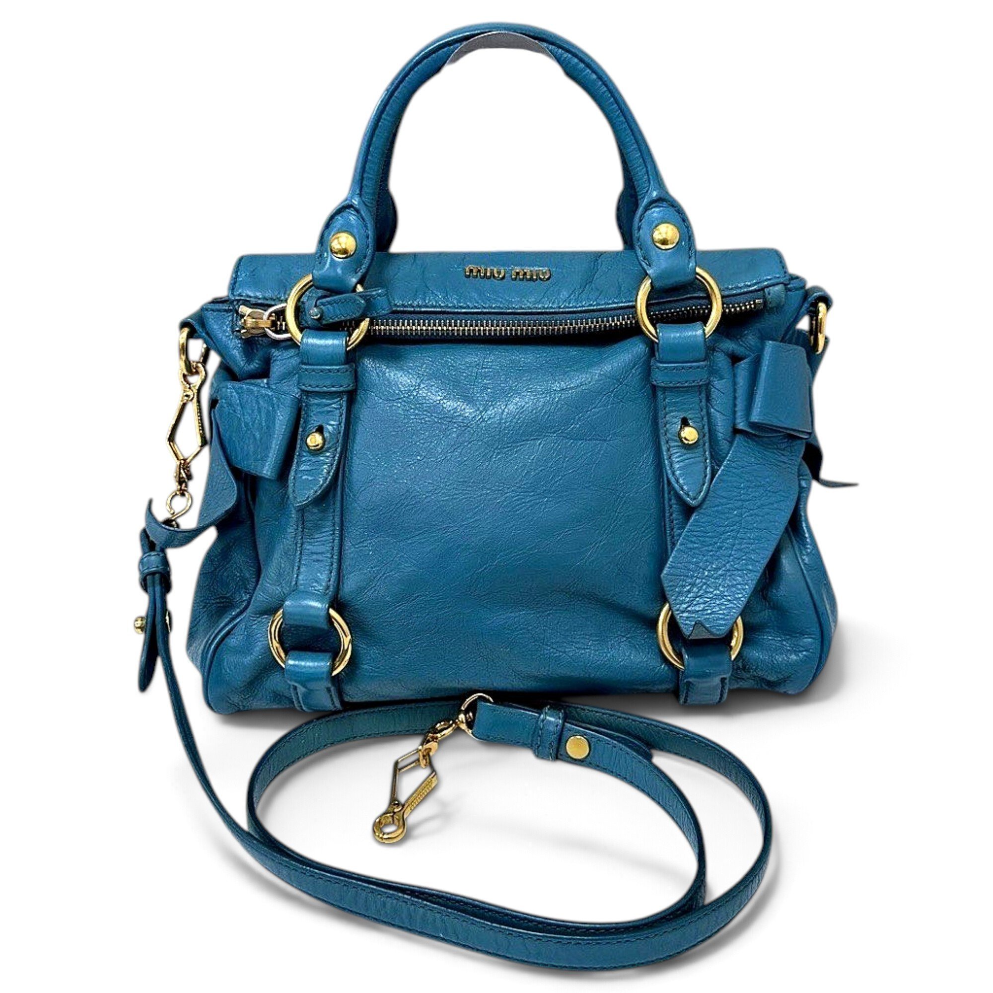 Miu Miu Bow bag leather handbag