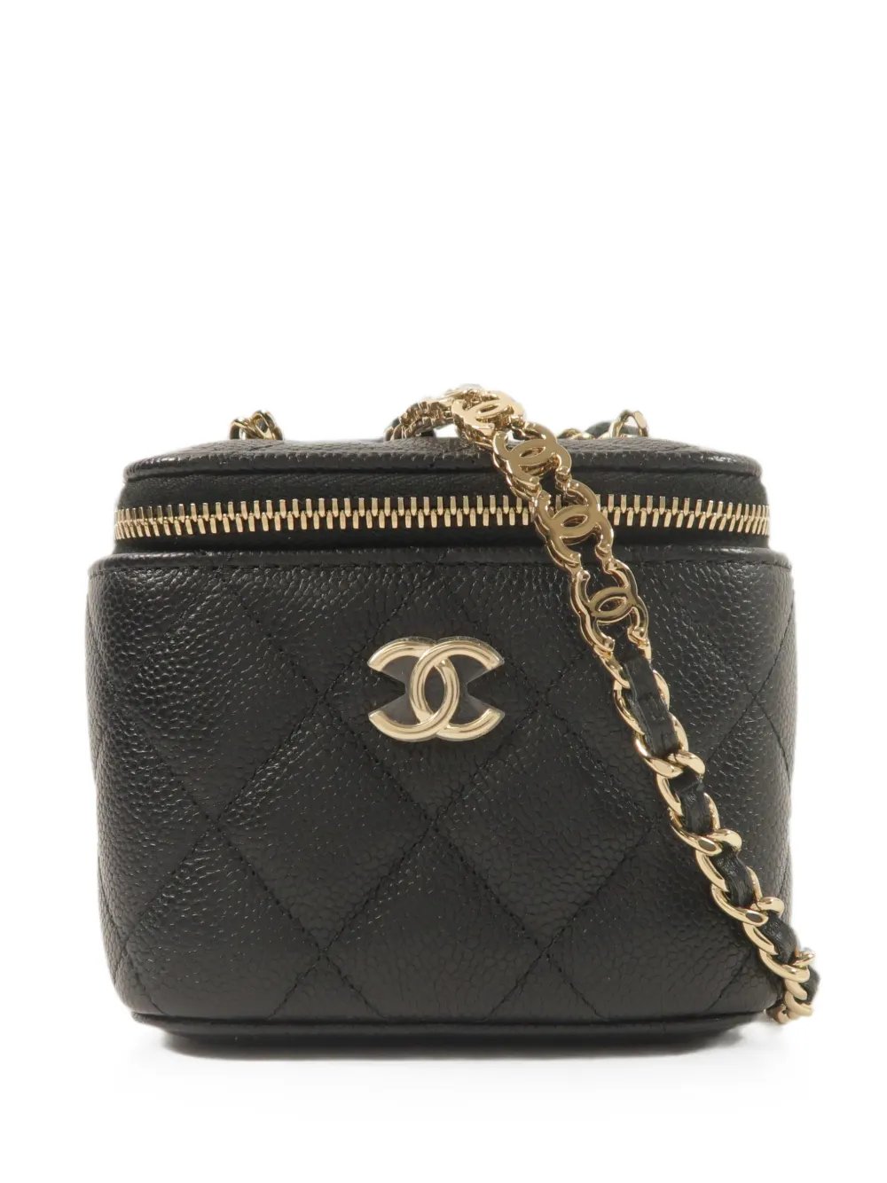Vanity iterlocking-CC shoulder bag