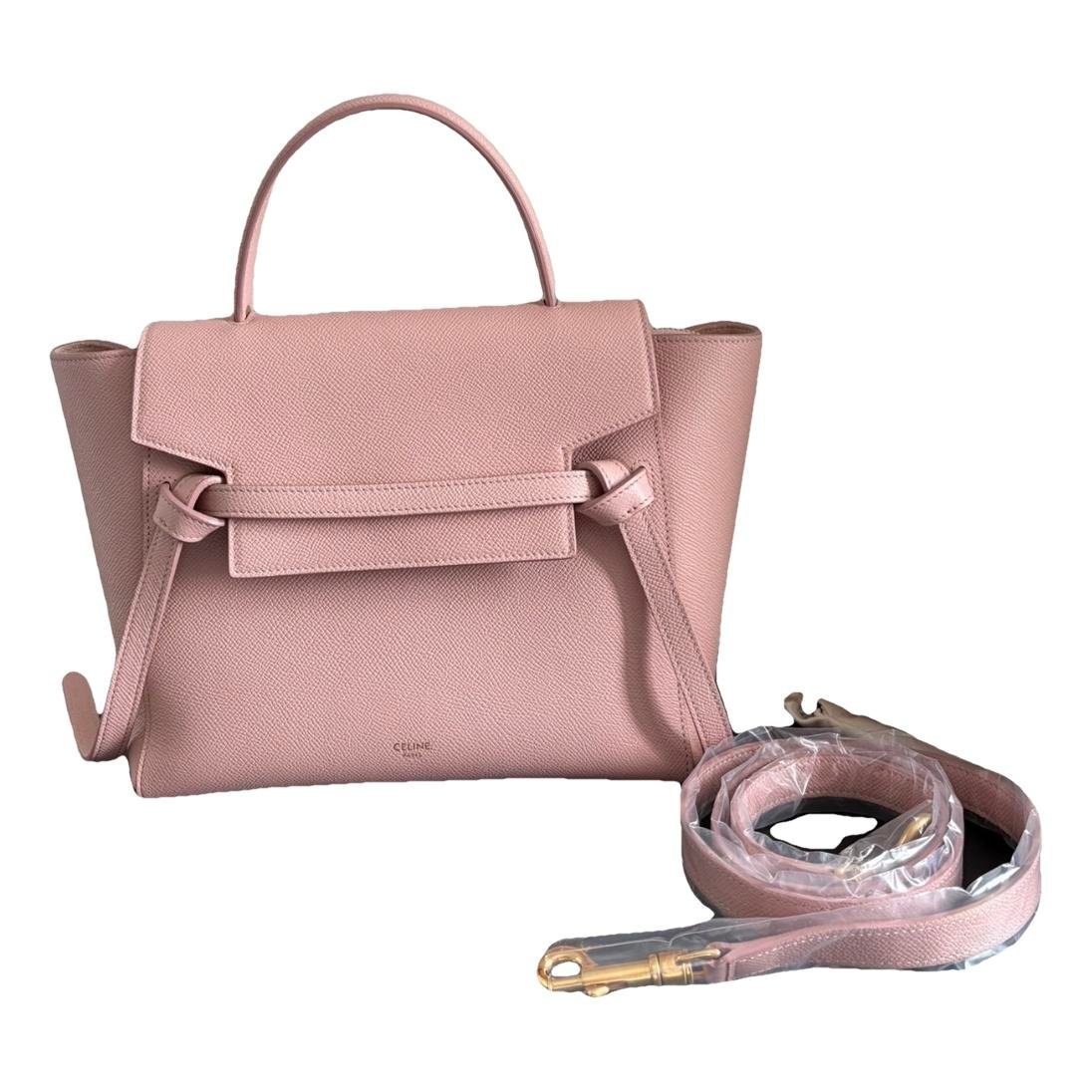Belt leather handbag