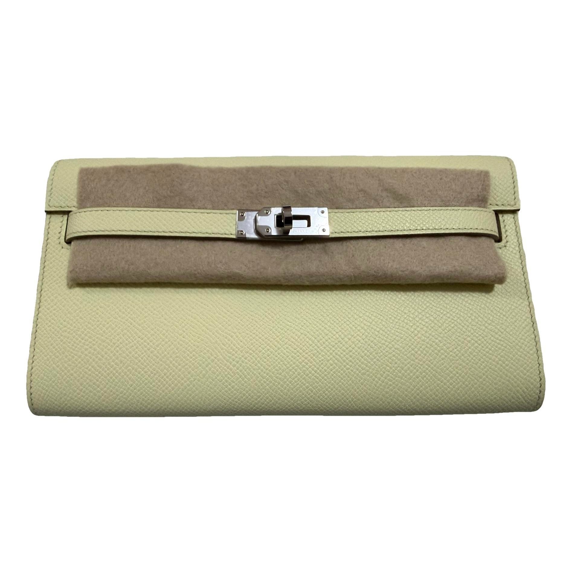 Hermes Kelly Handbag Jaune Milton Epsom Leather