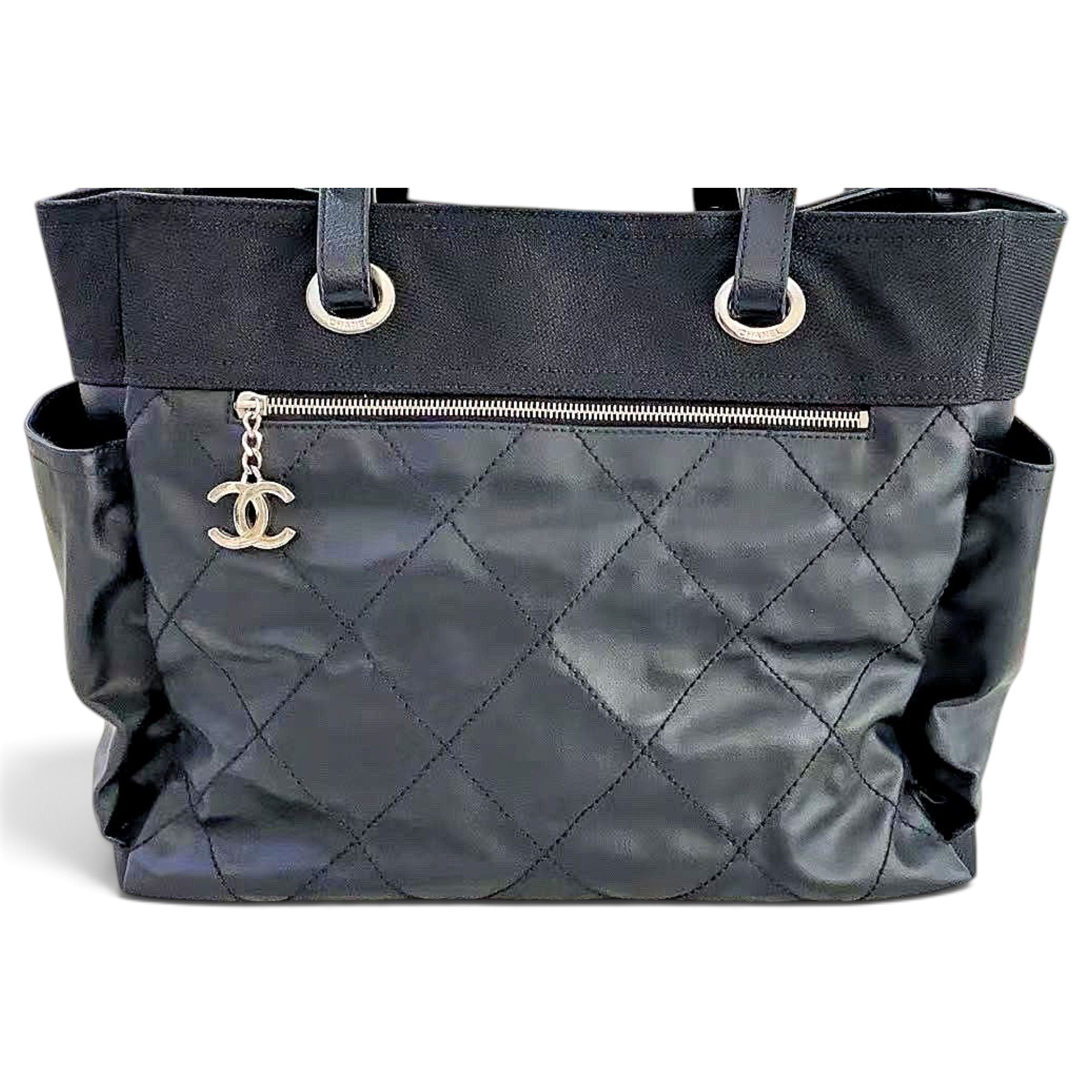 Leather tote