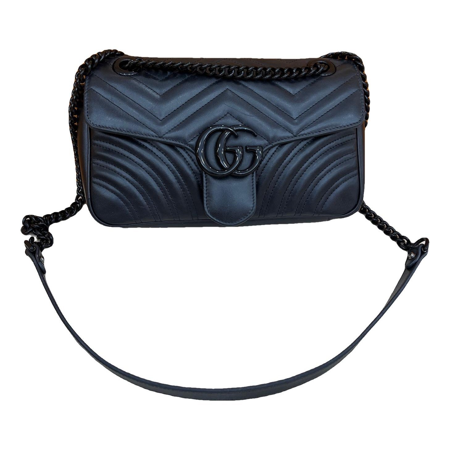 GG Marmont Flap leather handbag