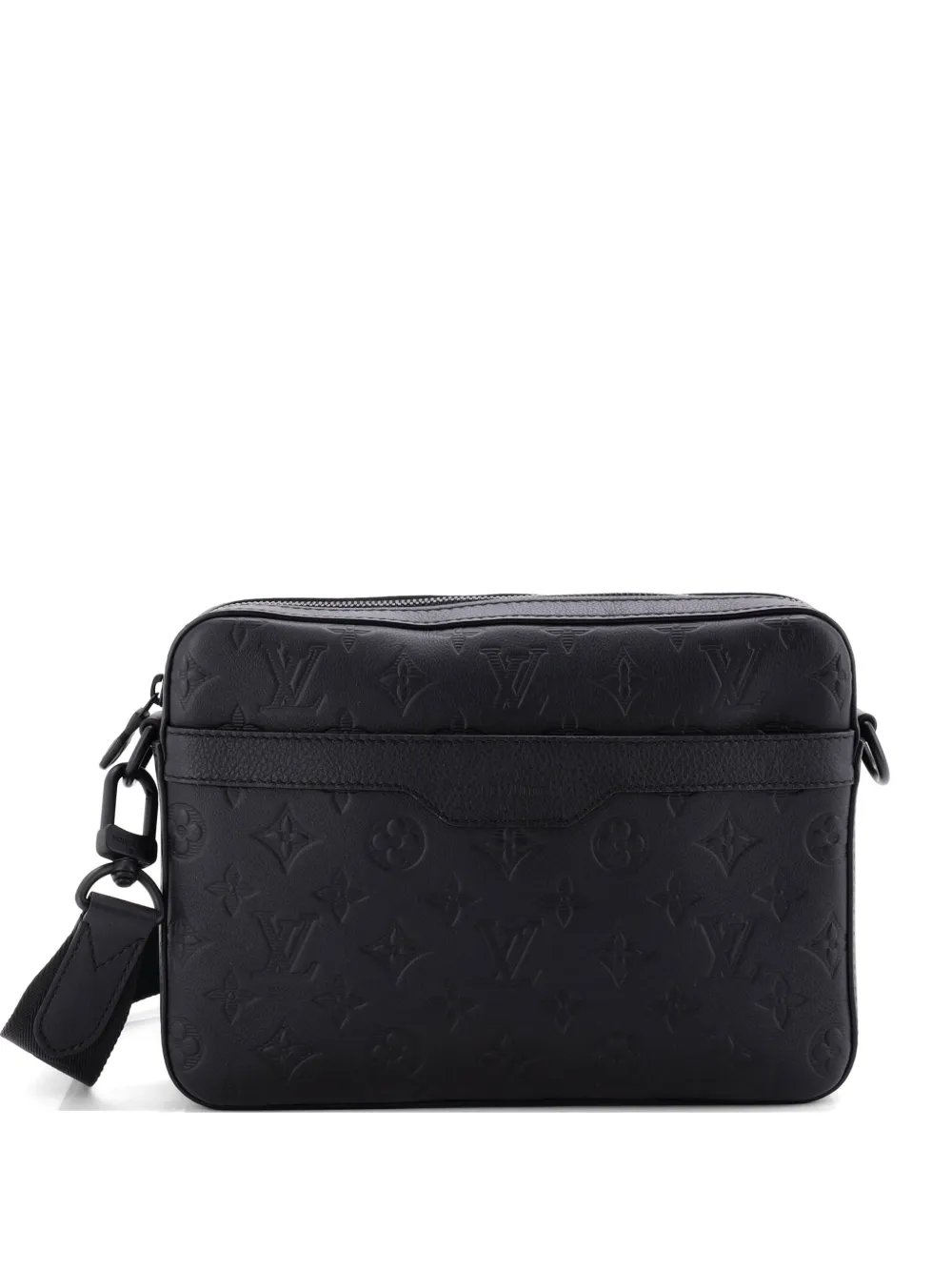 Trio Messenger Bag Monogram Shadow Leather crossbody bag