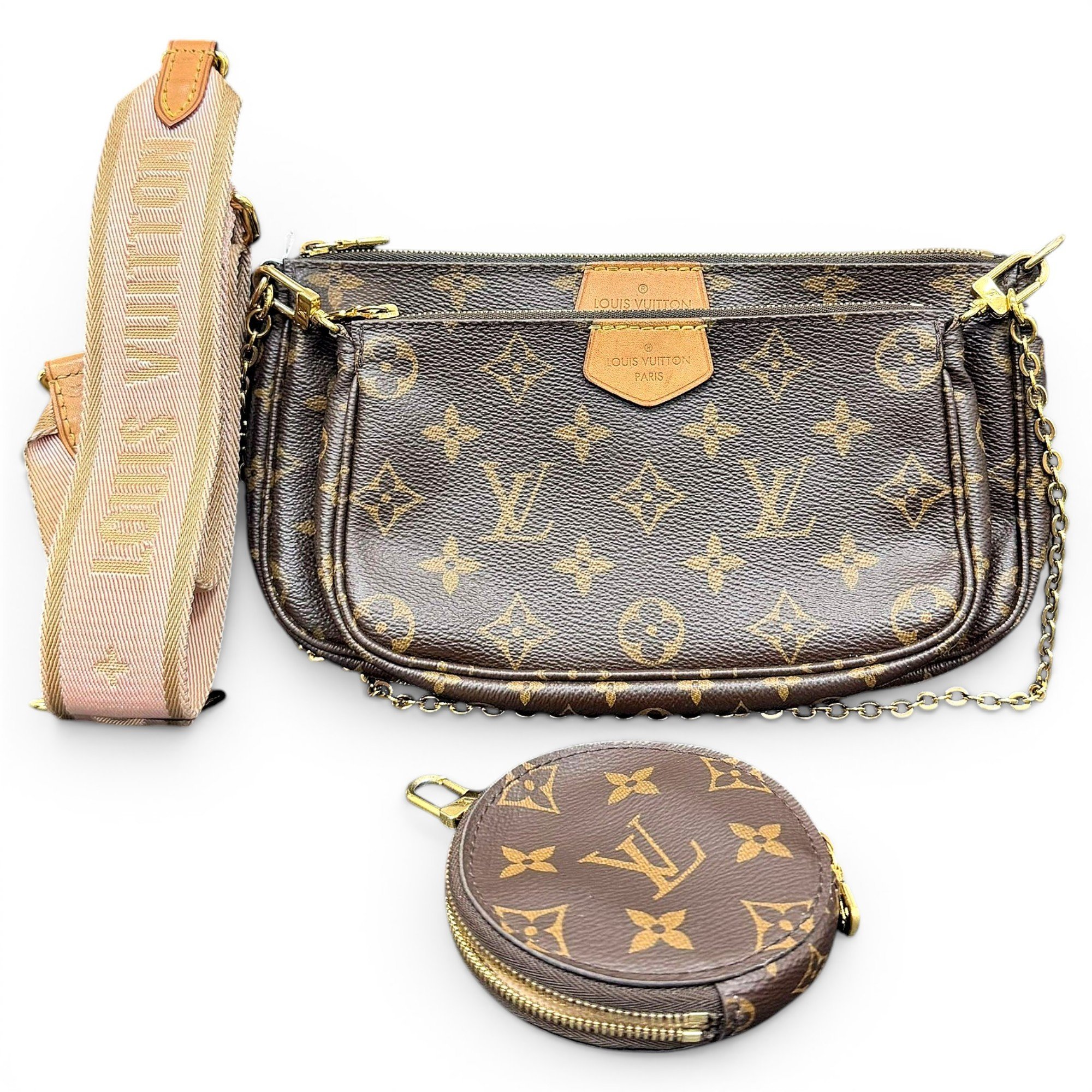 Multi Pochette Accessoires leather handbag