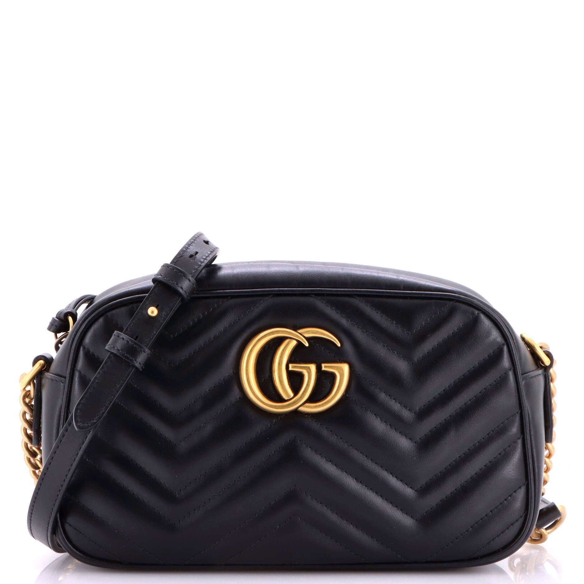 GG Marmont Shoulder Bag Matelasse Leather Small