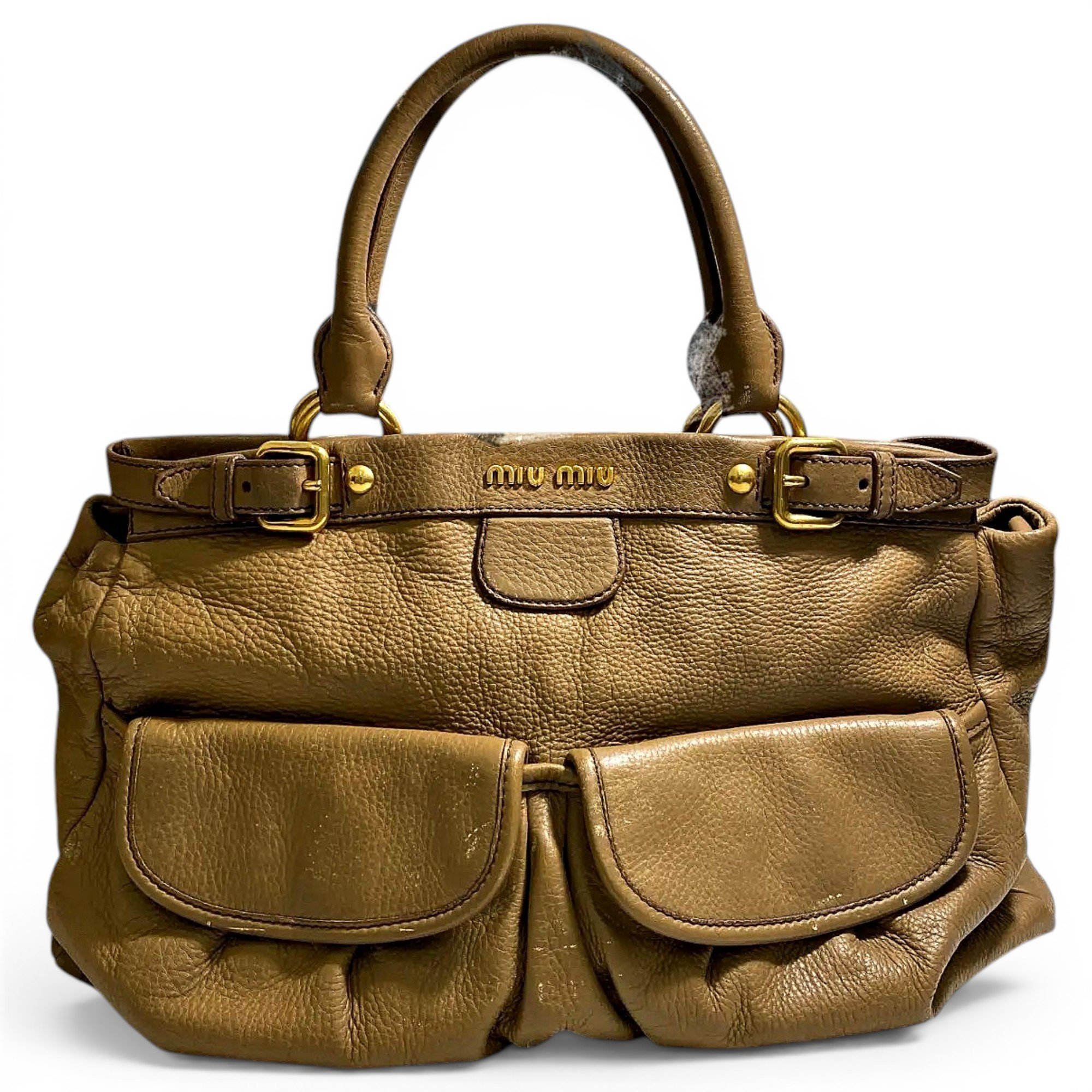 Leather handbag