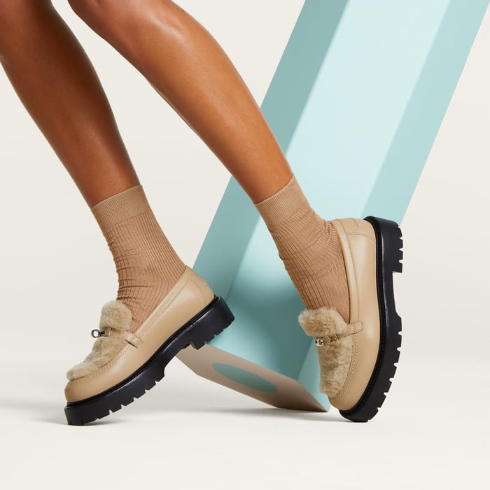 Beige Lin Icone Loafer