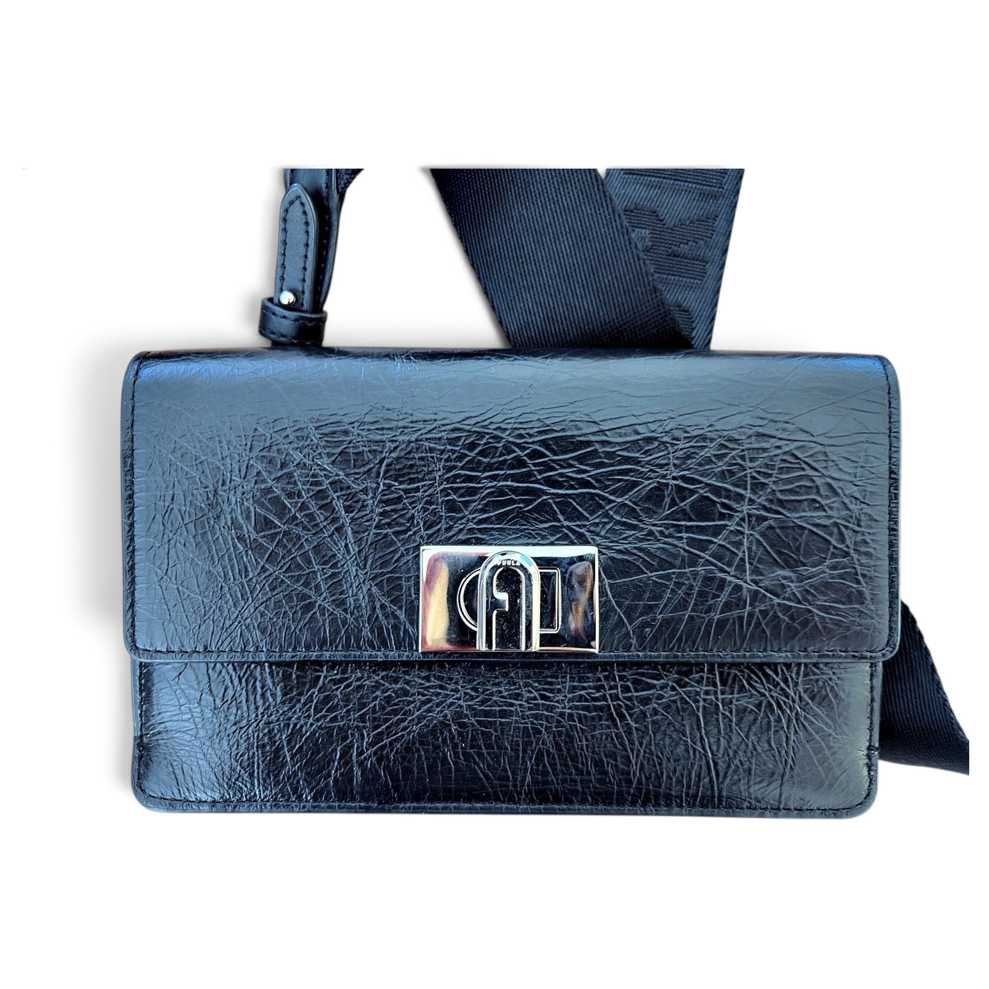 Leather crossbody bag