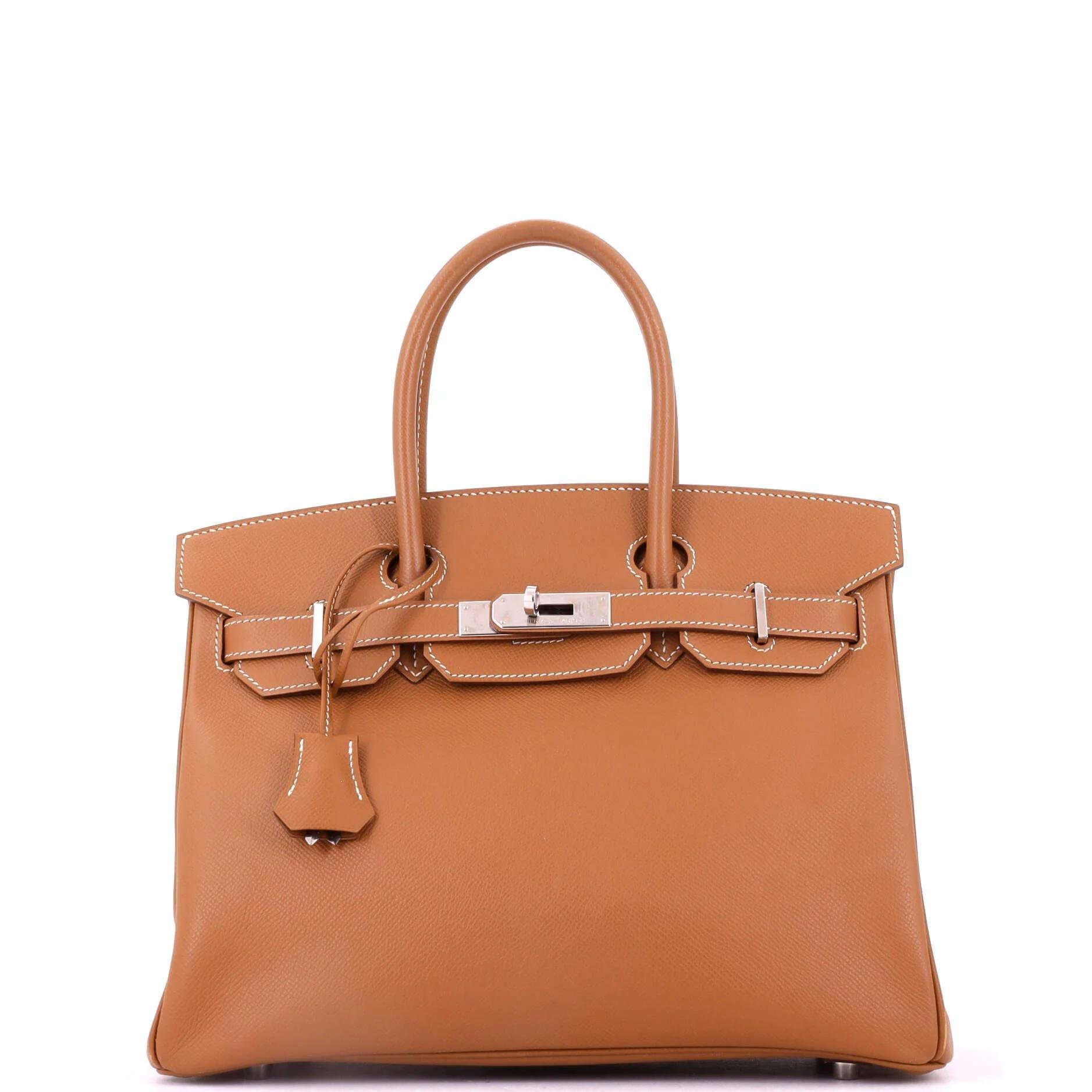 Birkin 30 leather tote