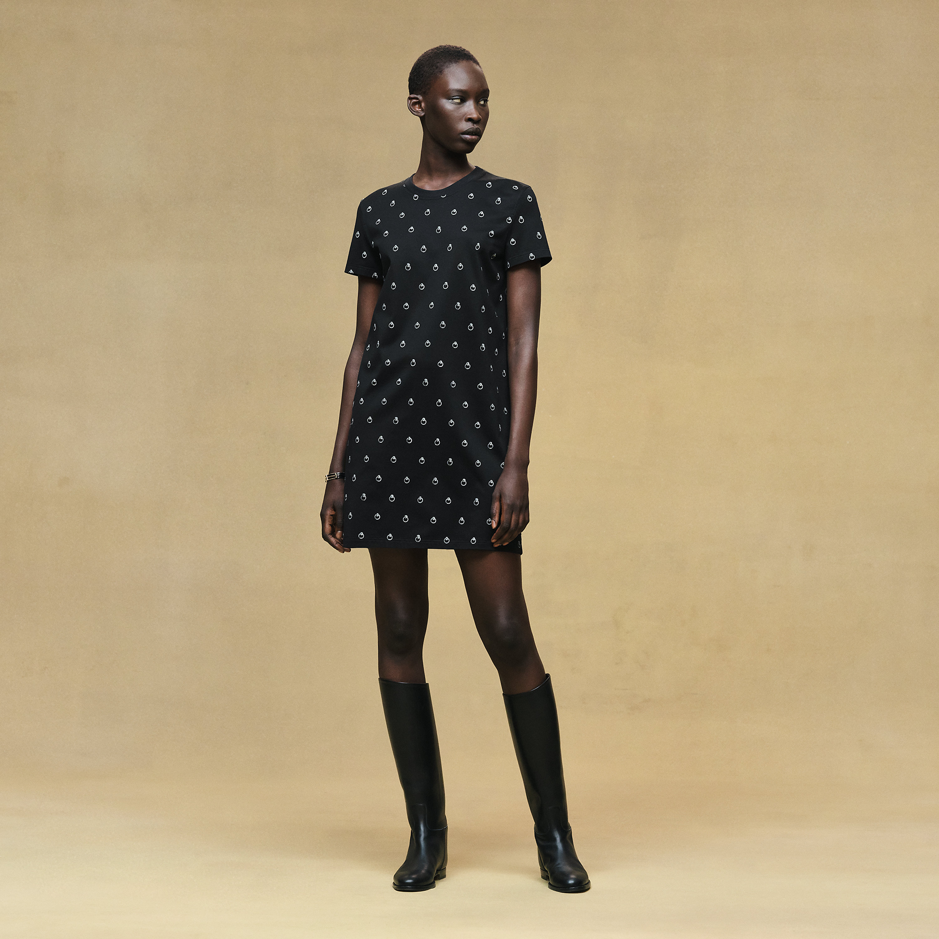 "Anneau Finesse" straight dress